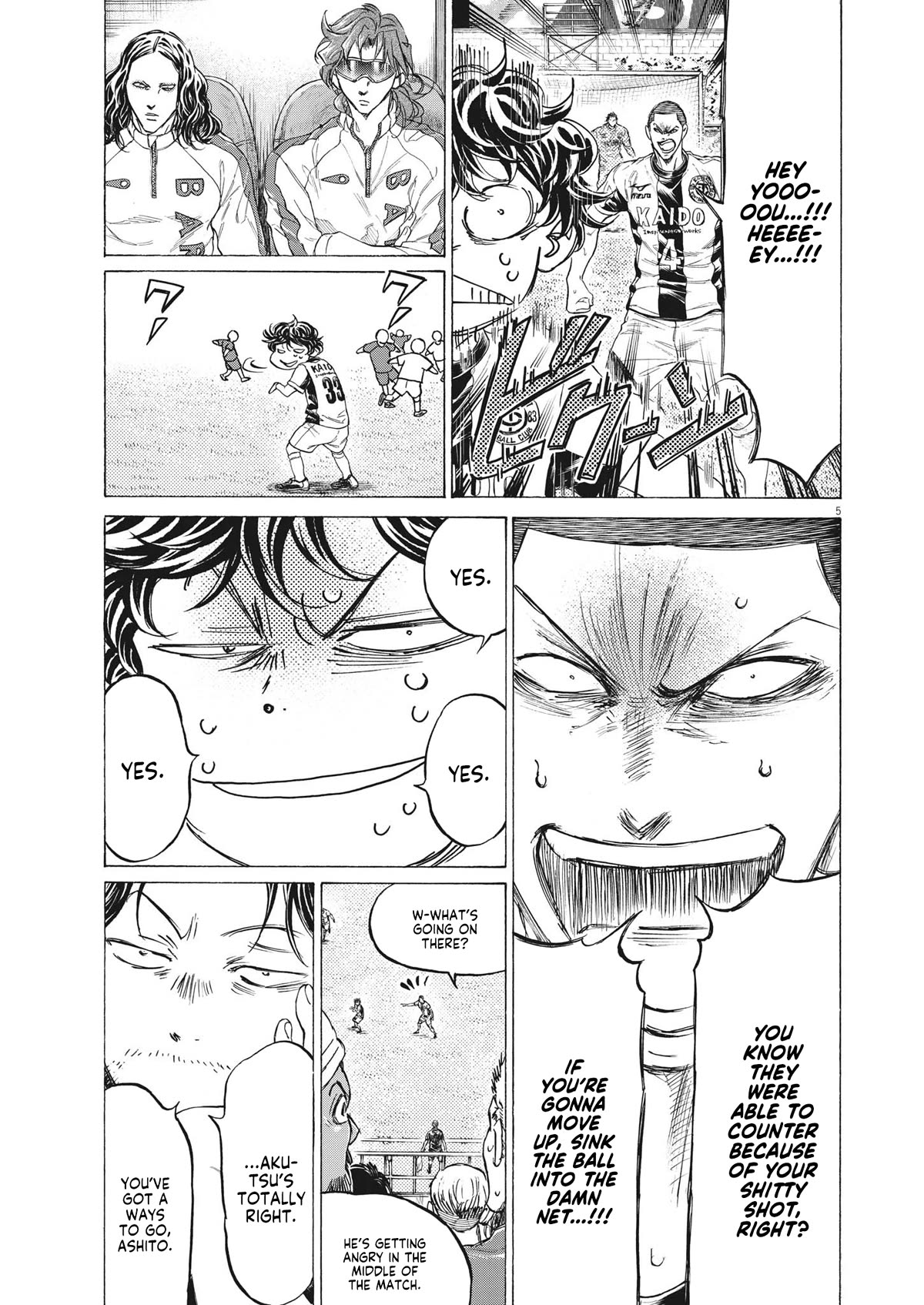 Ao Ashi Chapter 352 page 5 - Chapter 352: Even vs. Barca