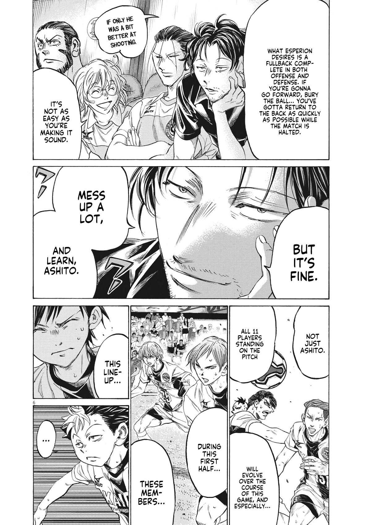 Ao Ashi Chapter 352 page 6 - Chapter 352: Even vs. Barca