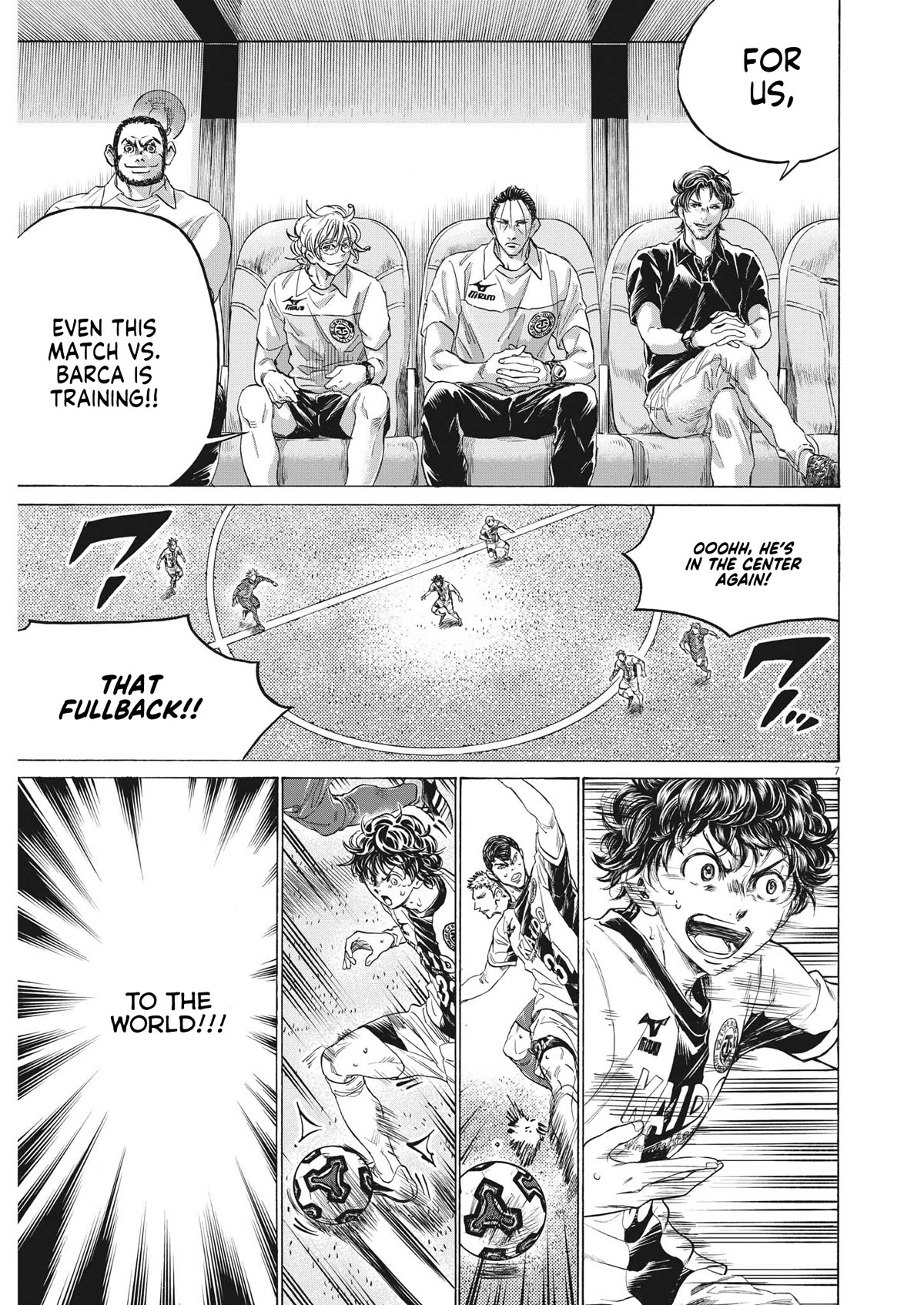 Ao Ashi Chapter 352 page 7 - Chapter 352: Even vs. Barca