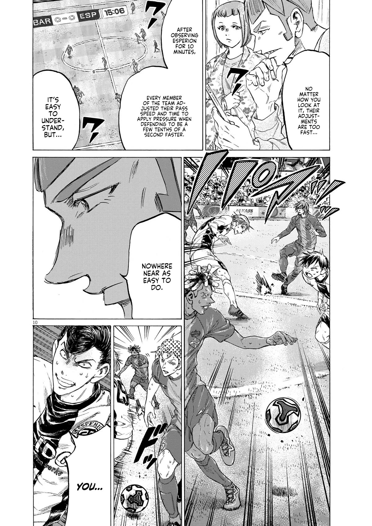 Ao Ashi Chapter 354 page 10 - Chapter 354: The One Controlling Barca
