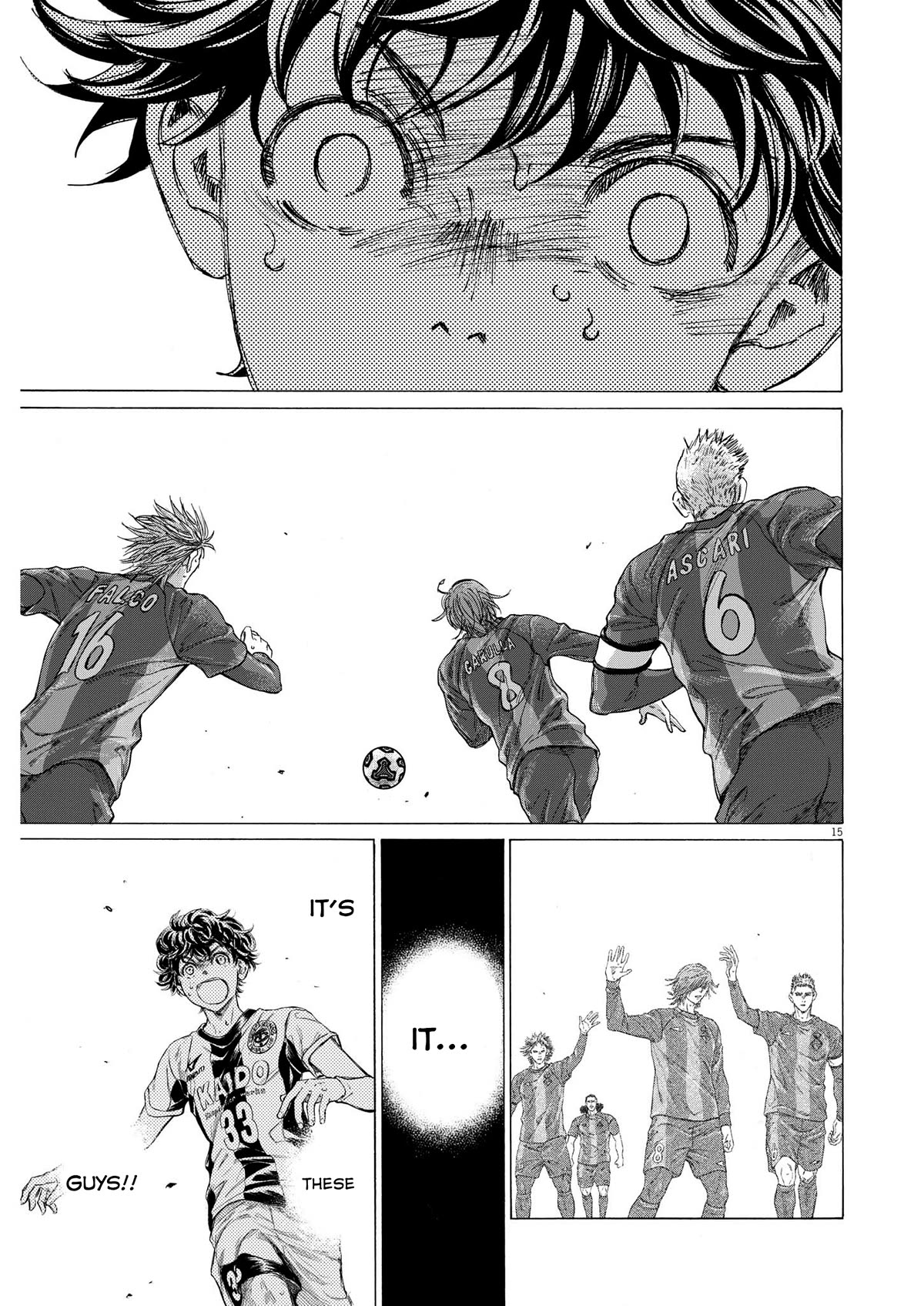 Ao Ashi Chapter 354 page 15 - Chapter 354: The One Controlling Barca