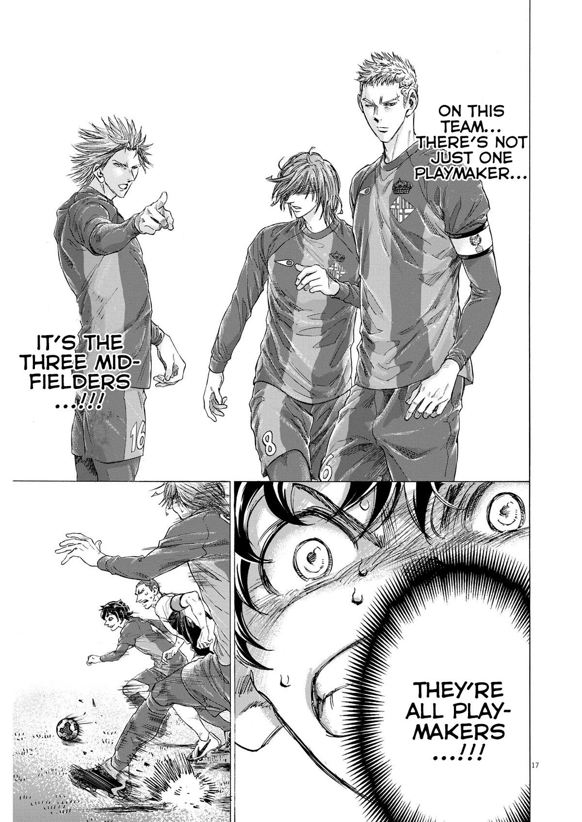 Ao Ashi Chapter 354 page 17 - Chapter 354: The One Controlling Barca