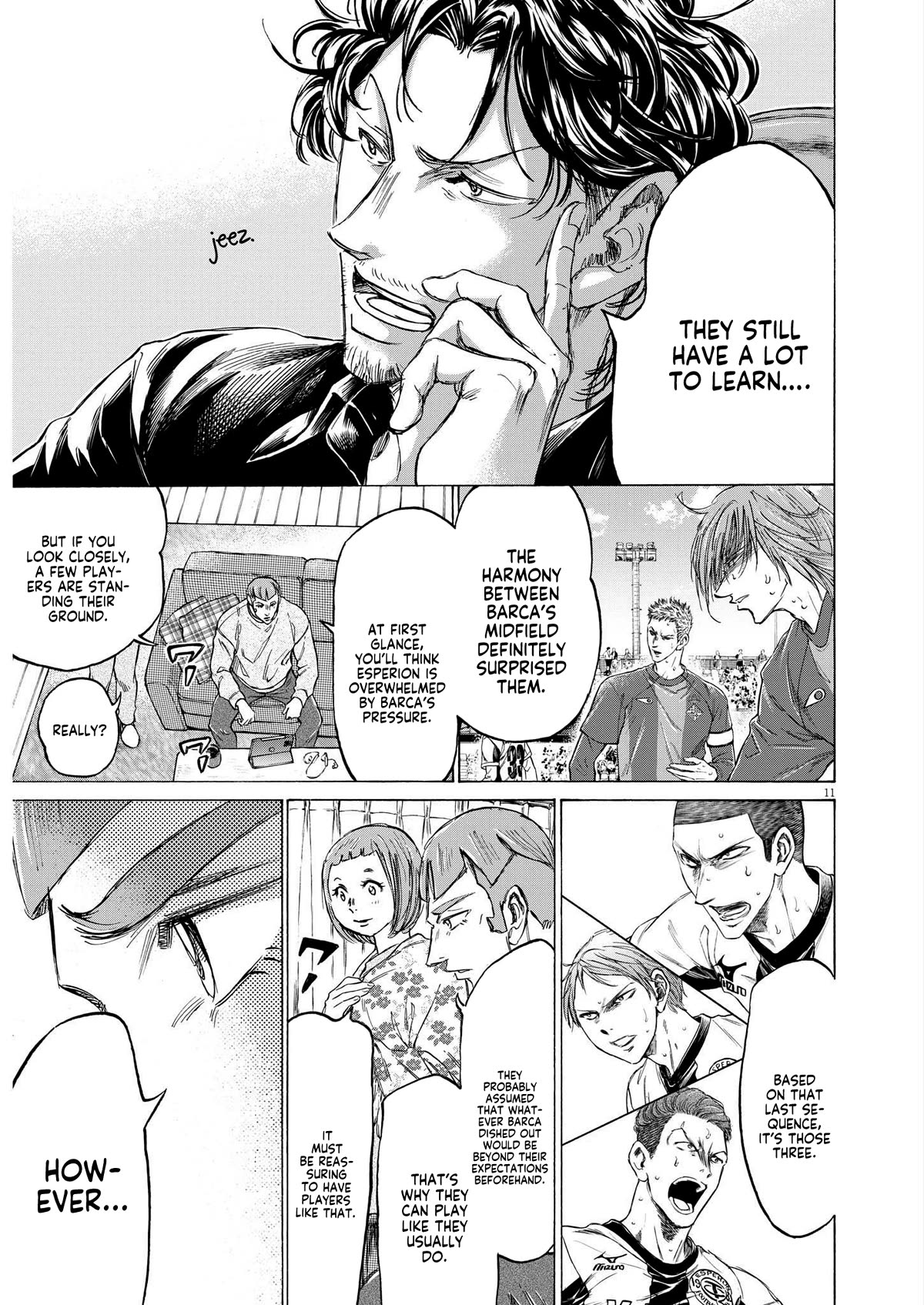 Ao Ashi Chapter 356 page 10 - Chapter 356: Give Me Five Minutes