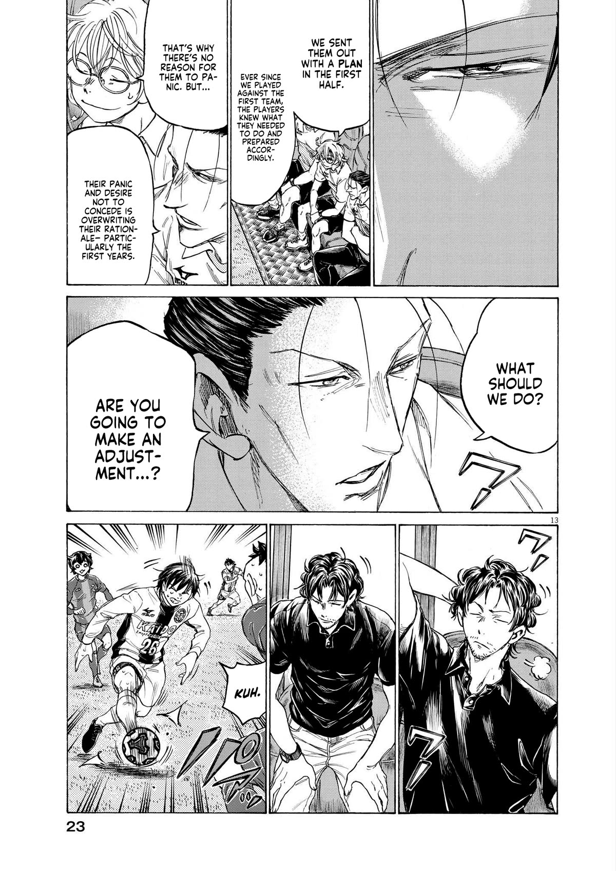 Ao Ashi Chapter 356 page 12 - Chapter 356: Give Me Five Minutes
