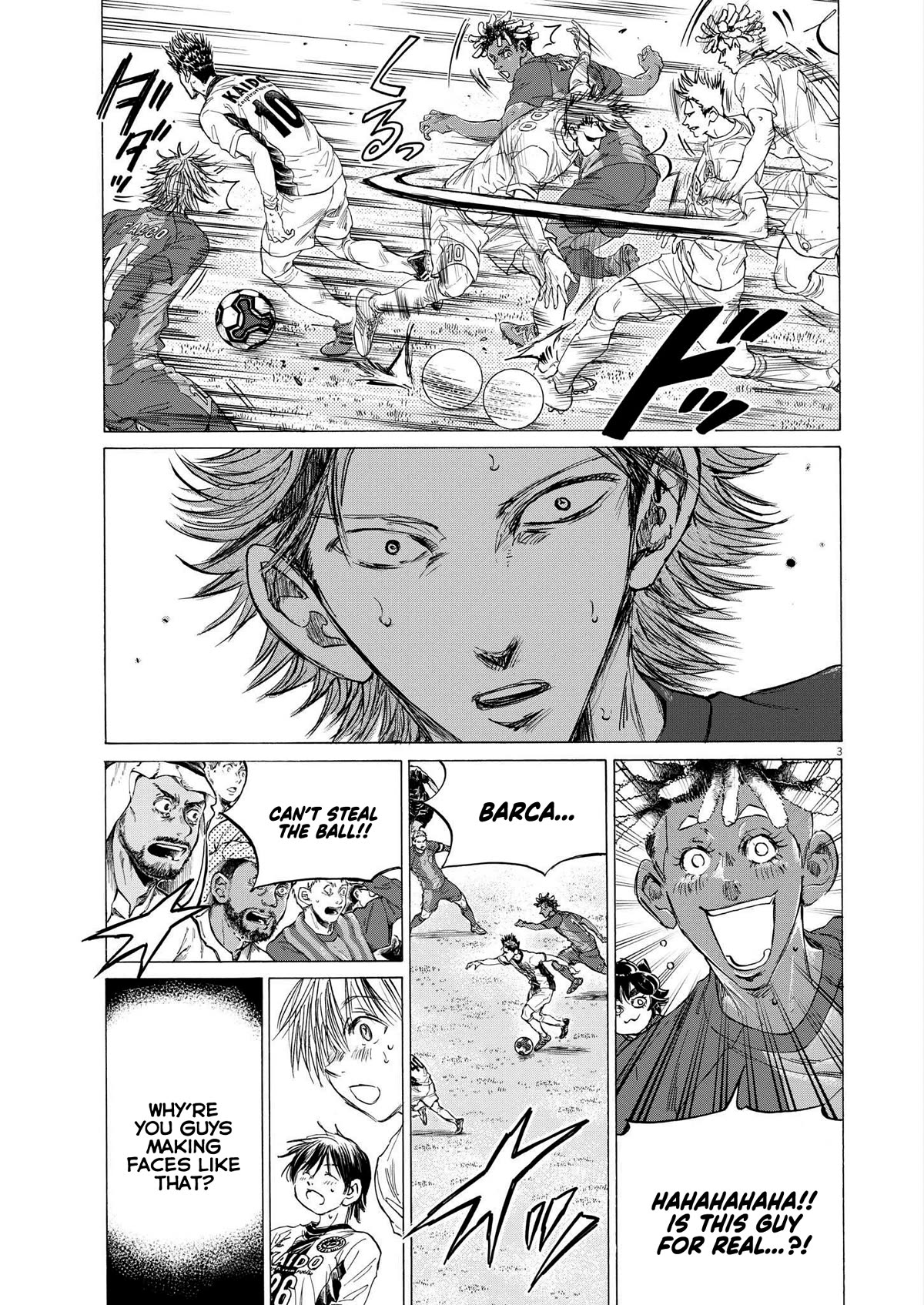 Ao Ashi Chapter 357 page 4 - Chapter 357: Kuribayashi the anomaly