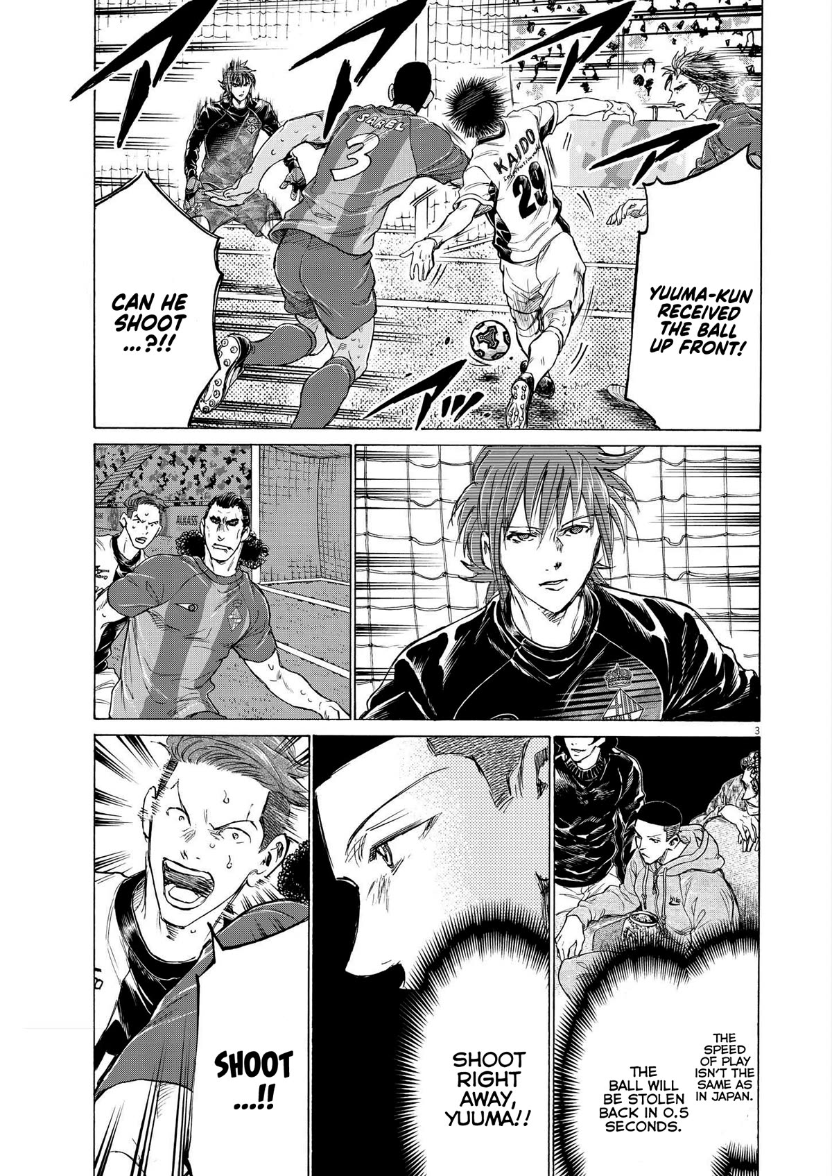 Ao Ashi Chapter 358 page 4 - Chapter 358: The Third Player