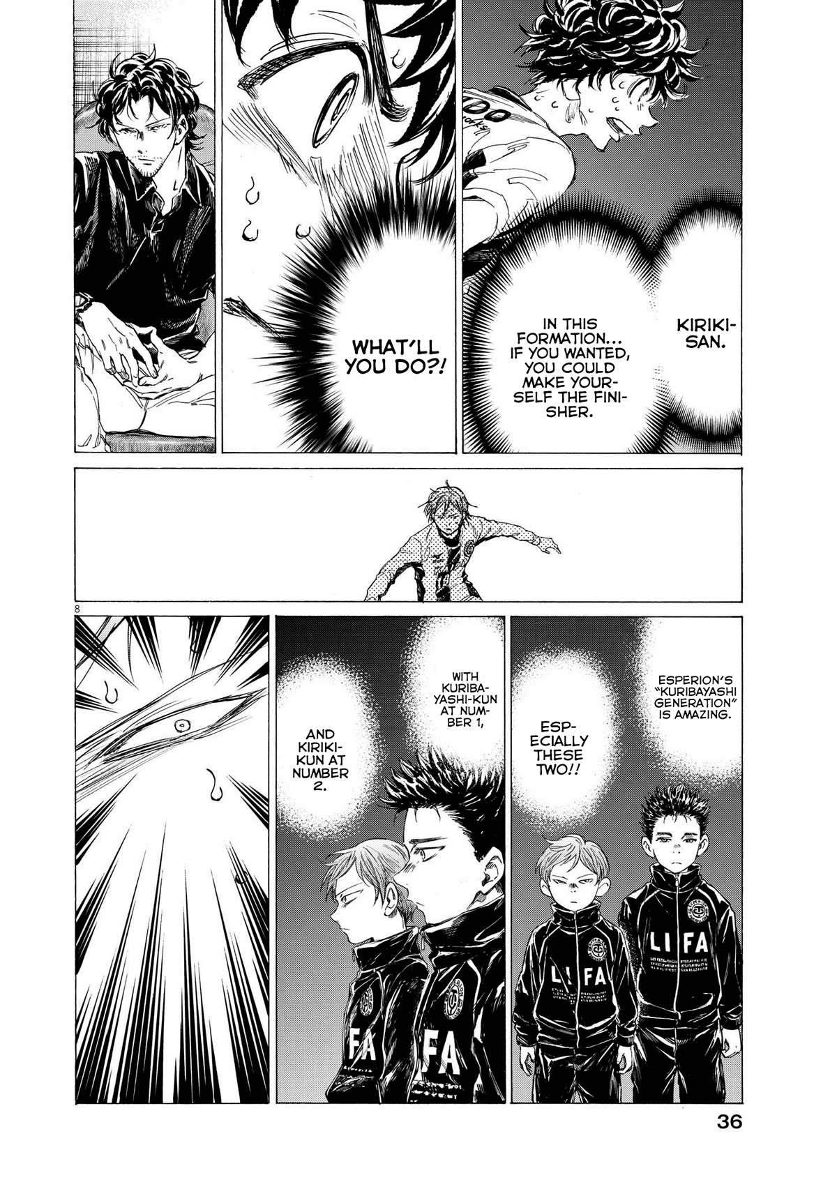 Ao Ashi Chapter 359 page 9 - Chapter 359: Catch you off guard