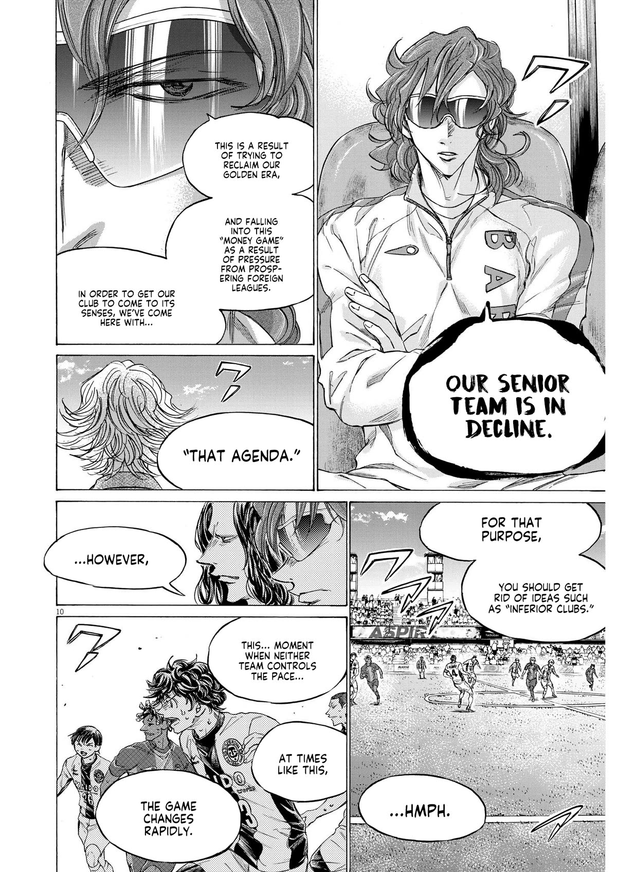 Ao Ashi Chapter 360 page 11 - Chapter 360: Switcher