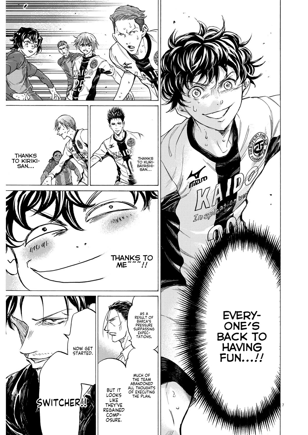 Ao Ashi Chapter 360 page 8 - Chapter 360: Switcher