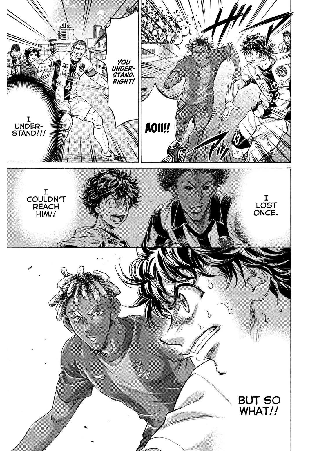 Ao Ashi Chapter 363 page 12 - Chapter 363: Learning from Barca