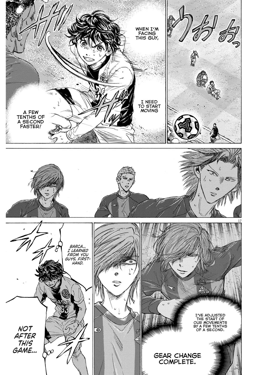 Ao Ashi Chapter 363 page 18 - Chapter 363: Learning from Barca