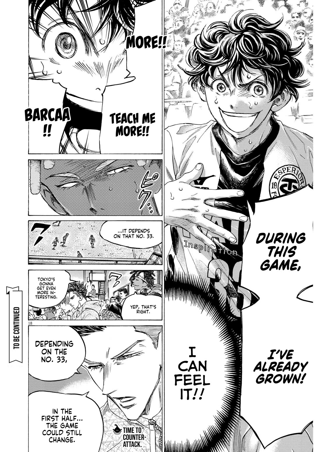 Ao Ashi Chapter 363 page 19 - Chapter 363: Learning from Barca