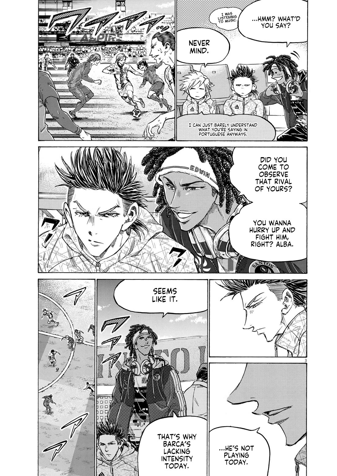 Ao Ashi Chapter 363 page 4 - Chapter 363: Learning from Barca