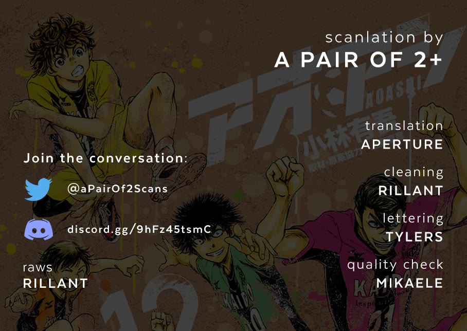 Ao Ashi Chapter 365 page 1 - Chapter 365: Head Down