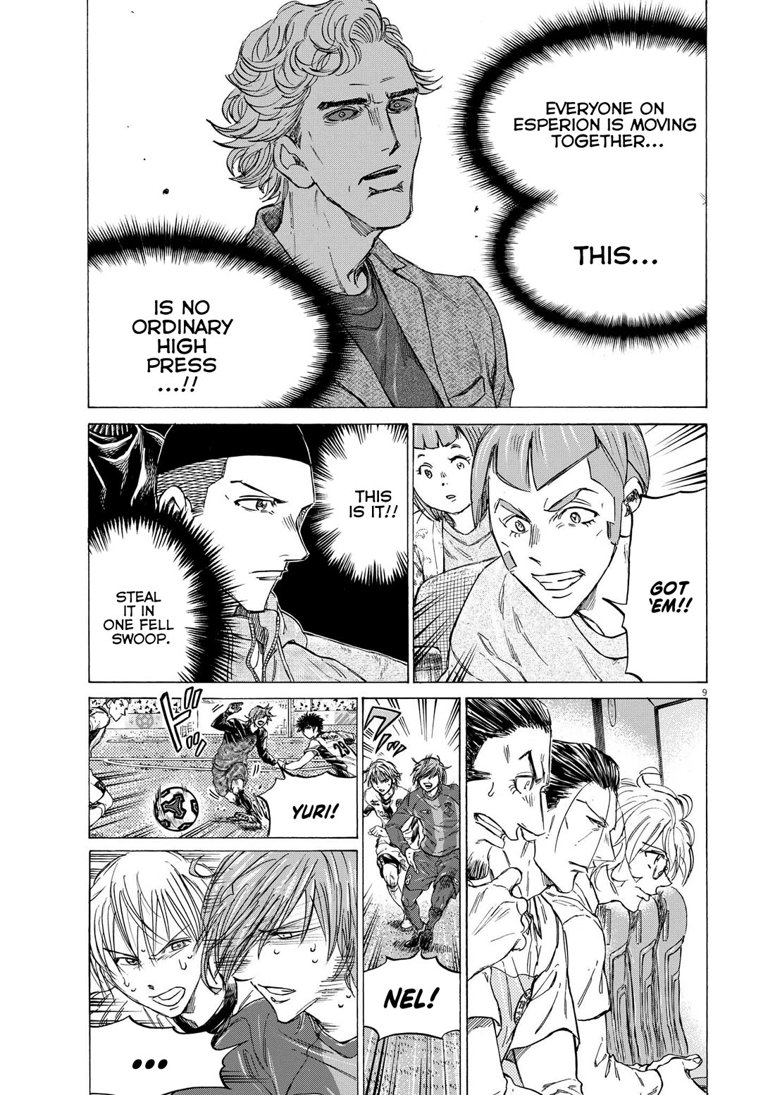Ao Ashi Chapter 365 page 10 - Chapter 365: Head Down