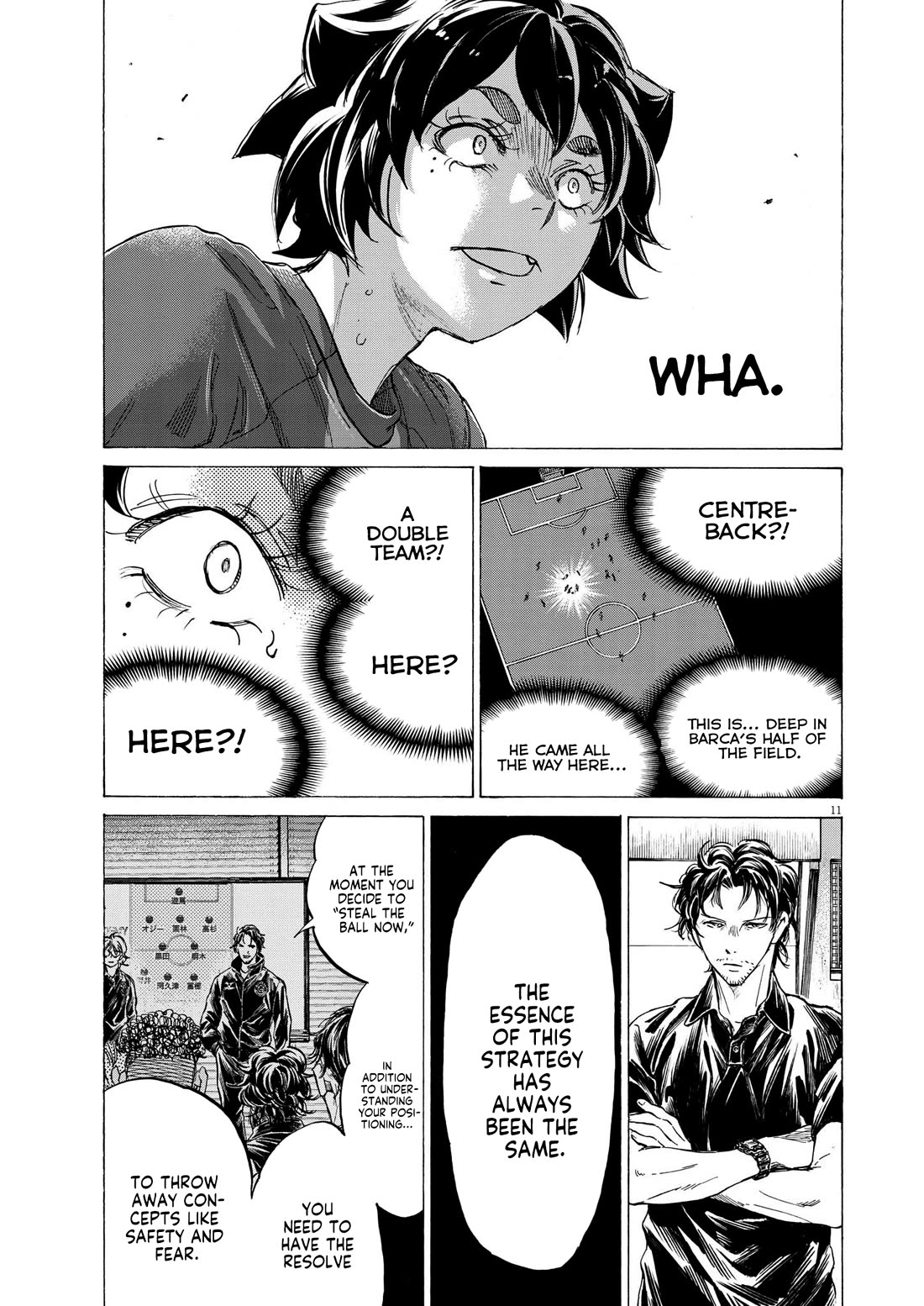 Ao Ashi Chapter 365 page 12 - Chapter 365: Head Down