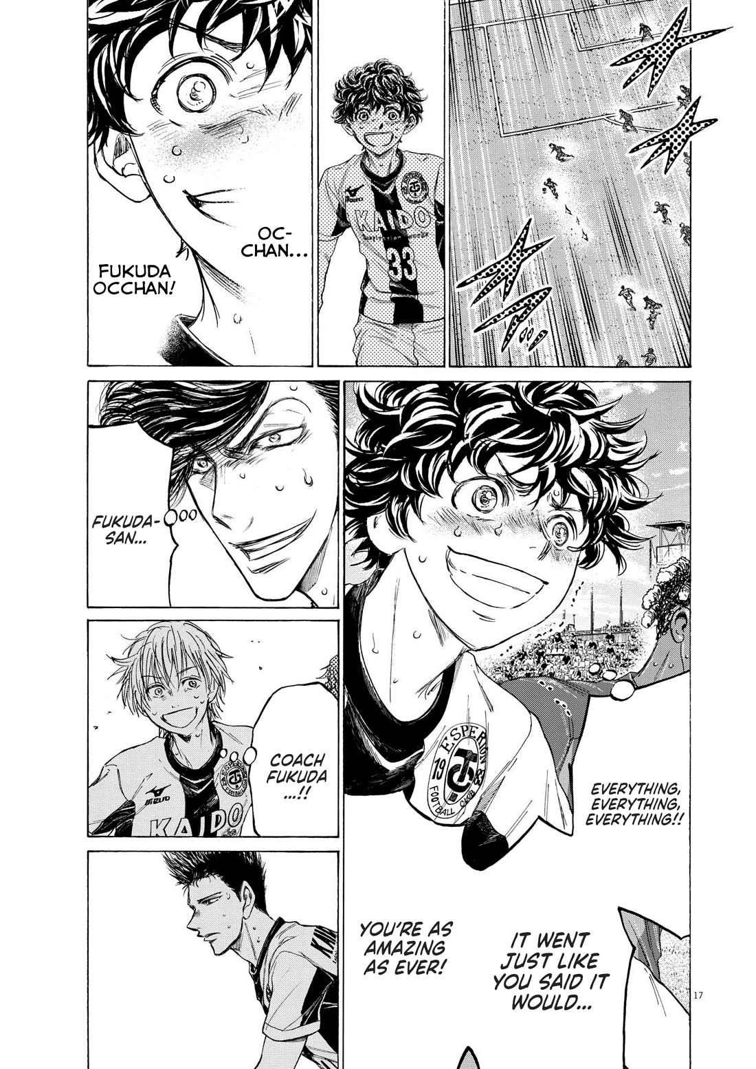 Ao Ashi Chapter 365 page 18 - Chapter 365: Head Down