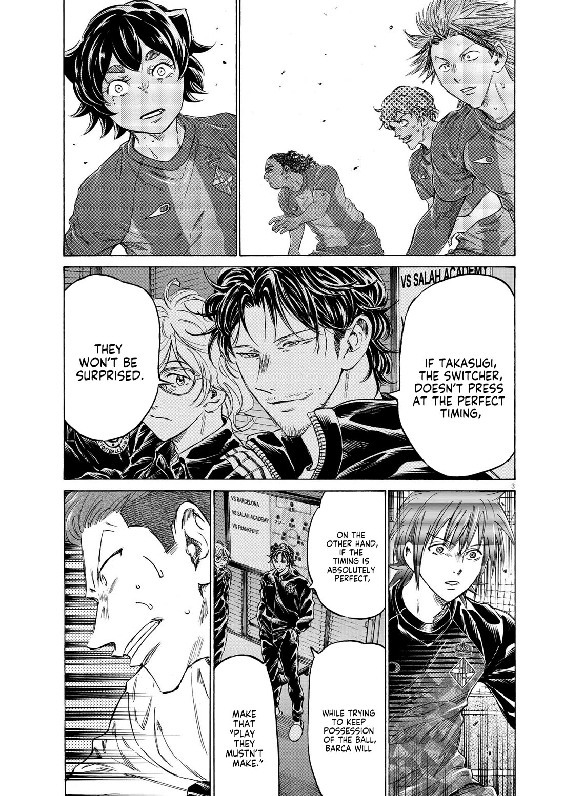 Ao Ashi Chapter 365 page 4 - Chapter 365: Head Down