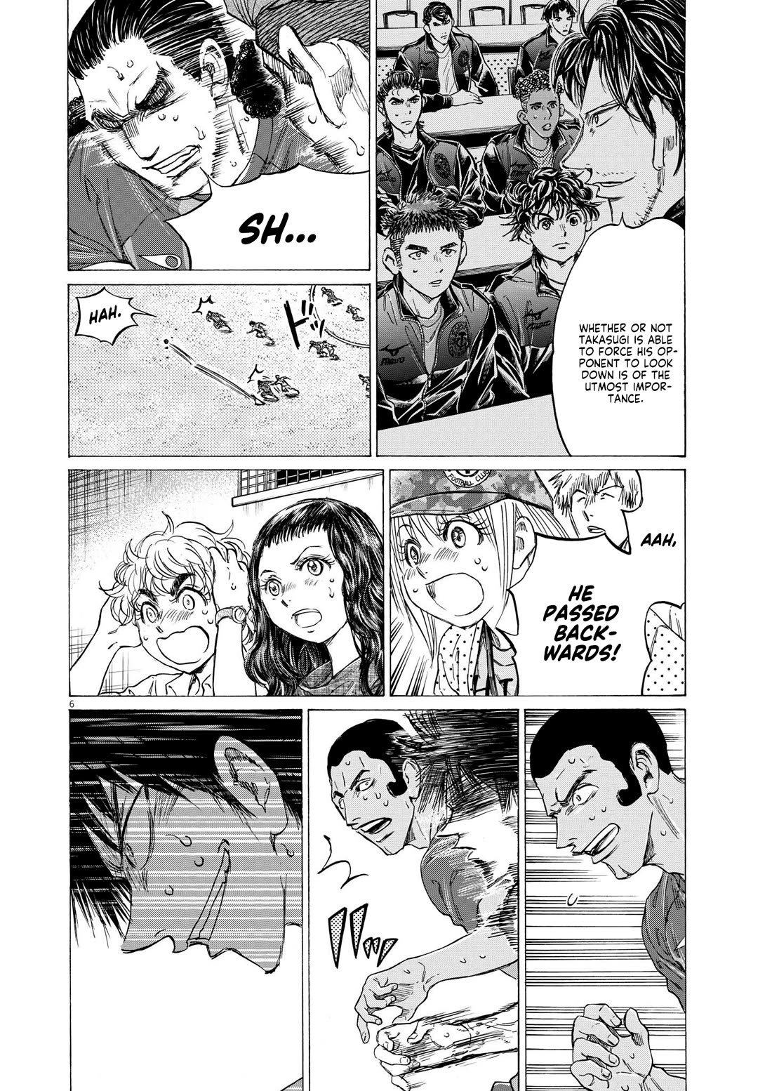 Ao Ashi Chapter 365 page 7 - Chapter 365: Head Down