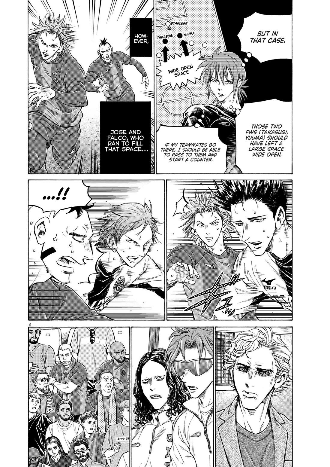 Ao Ashi Chapter 365 page 9 - Chapter 365: Head Down