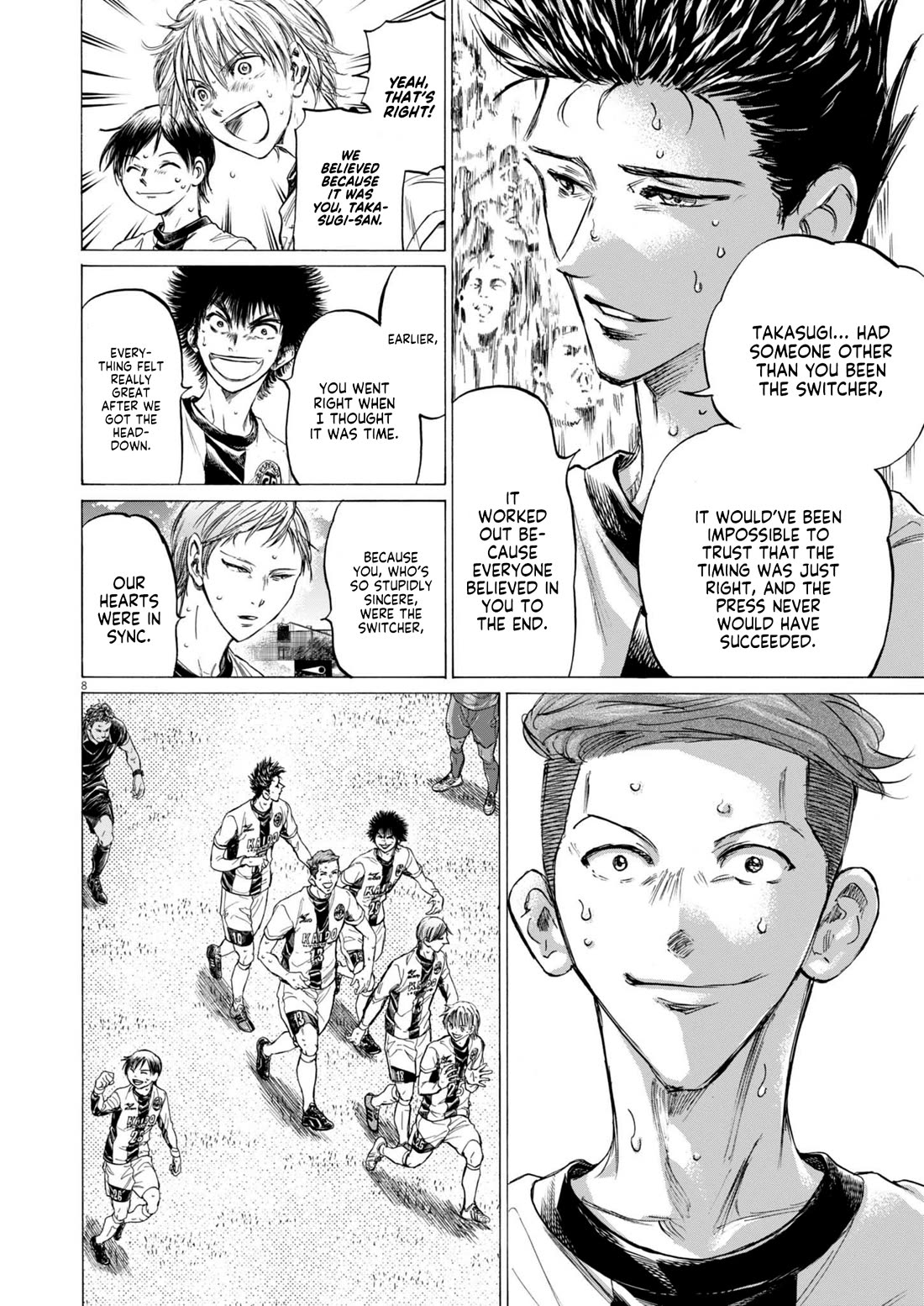 Ao Ashi Chapter 367 page 8 - Chapter 367: Kuribayashi Beckons