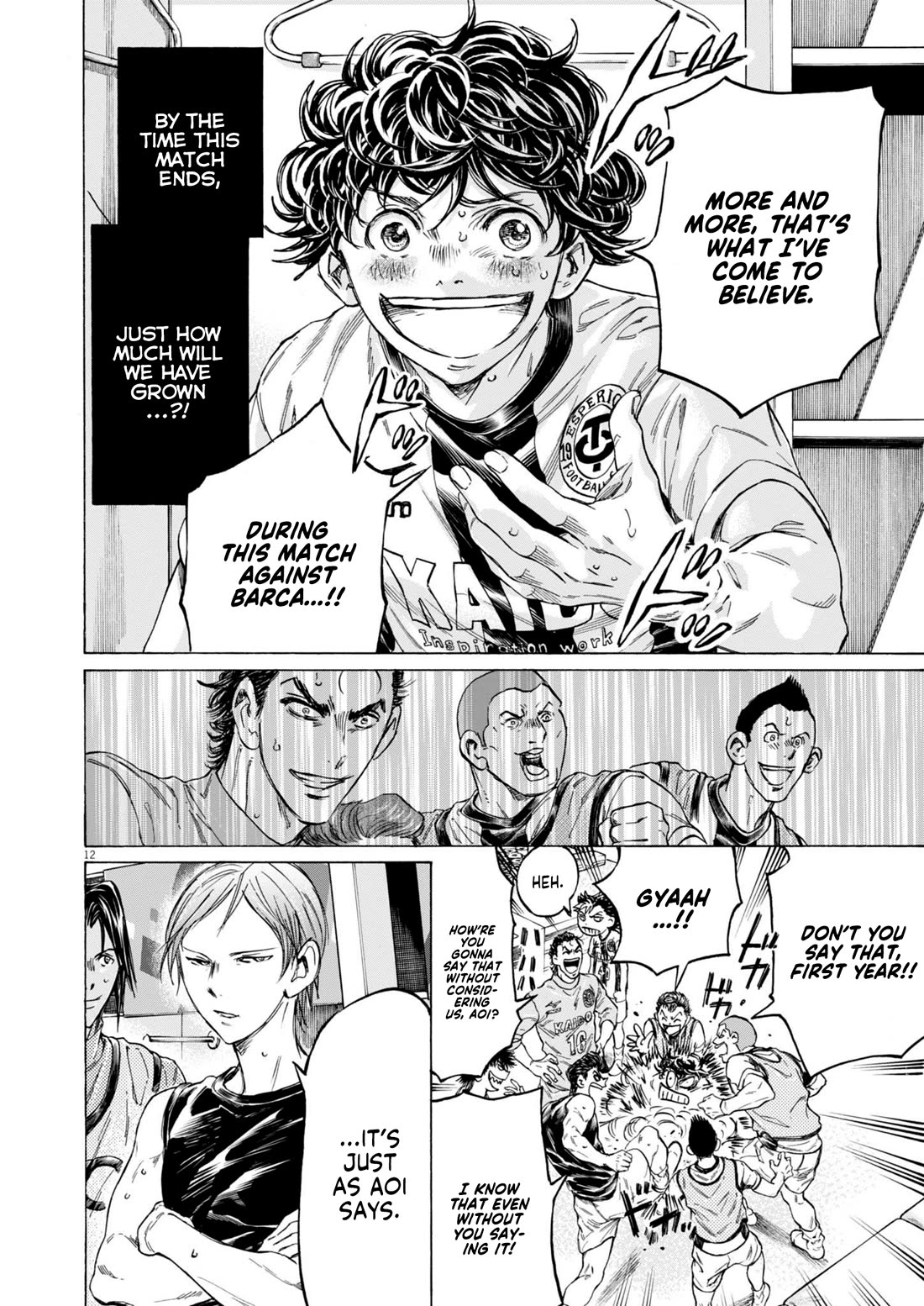 Ao Ashi Chapter 368 page 13 - Chapter 368: Esperion Full of Hope