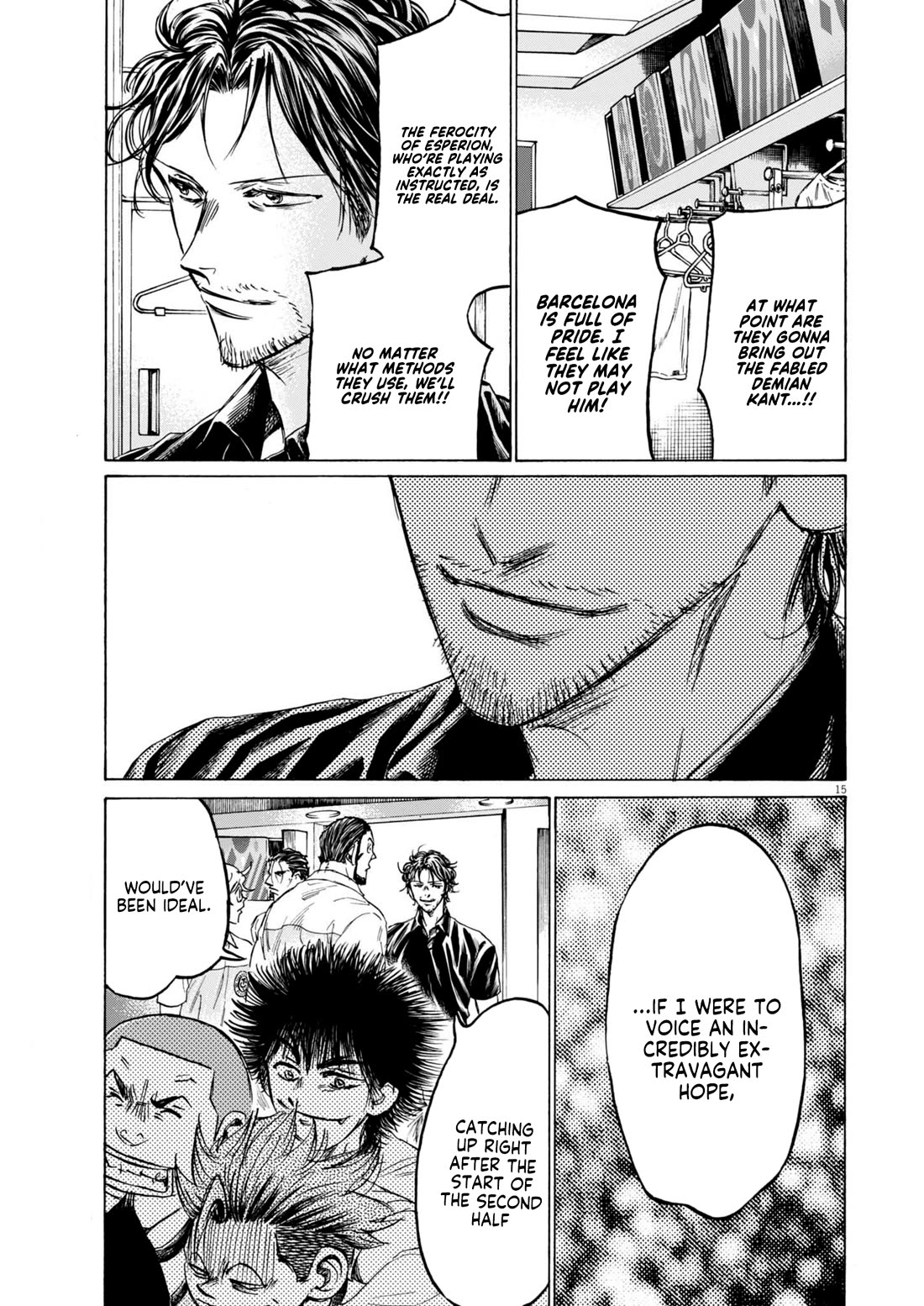 Ao Ashi Chapter 368 page 16 - Chapter 368: Esperion Full of Hope