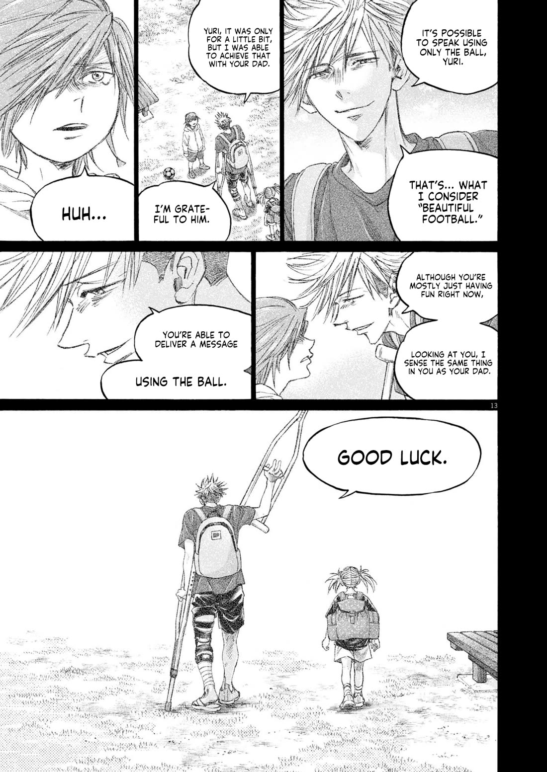 Ao Ashi Chapter 369 page 14 - Chapter 369: The Fact That I Survived