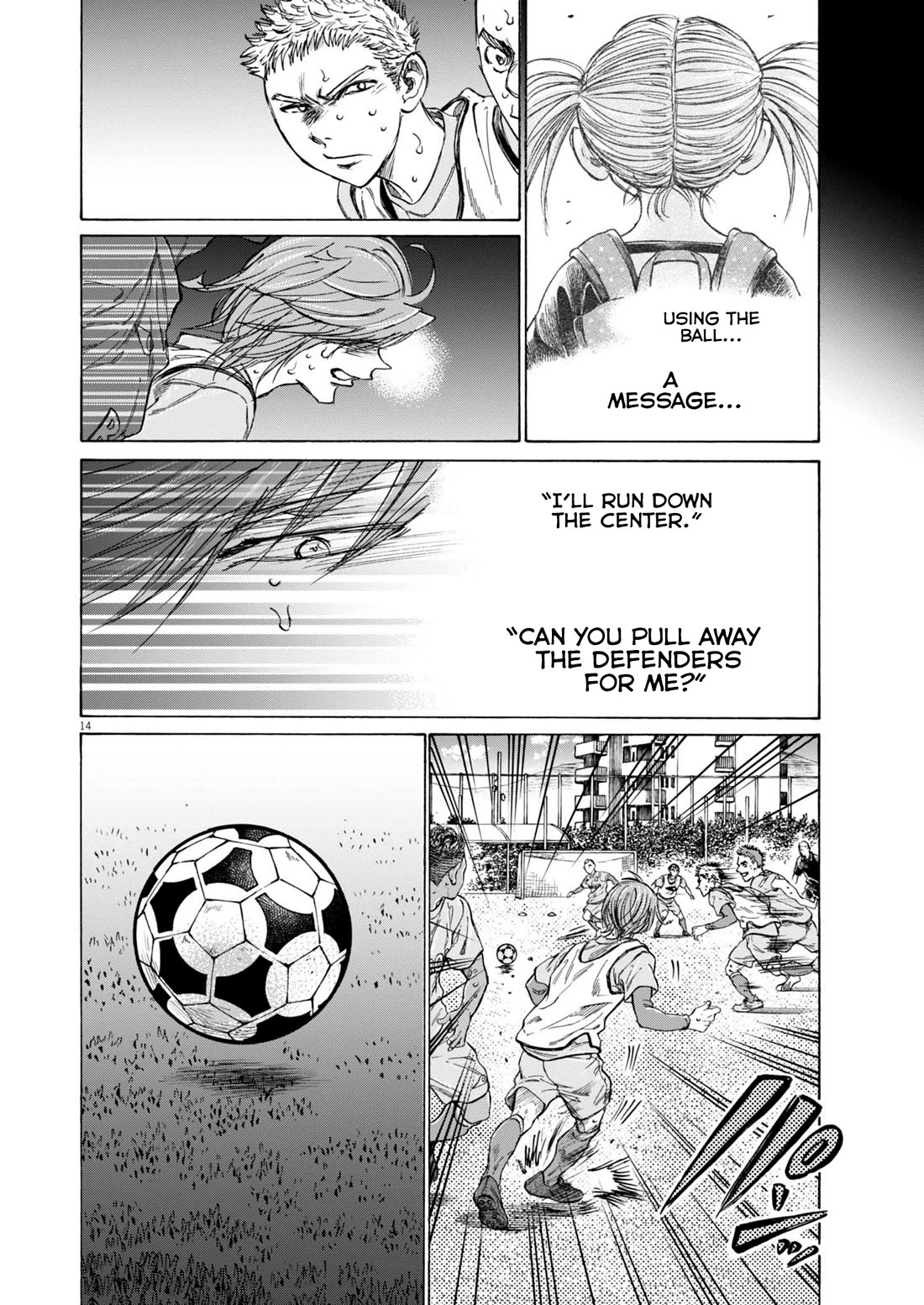 Ao Ashi Chapter 369 page 15 - Chapter 369: The Fact That I Survived