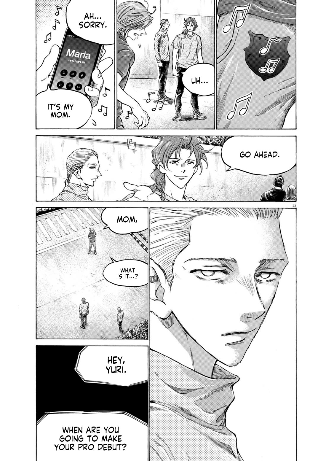 Ao Ashi Chapter 370 page 14 - Chapter 370: Yuri in Distress