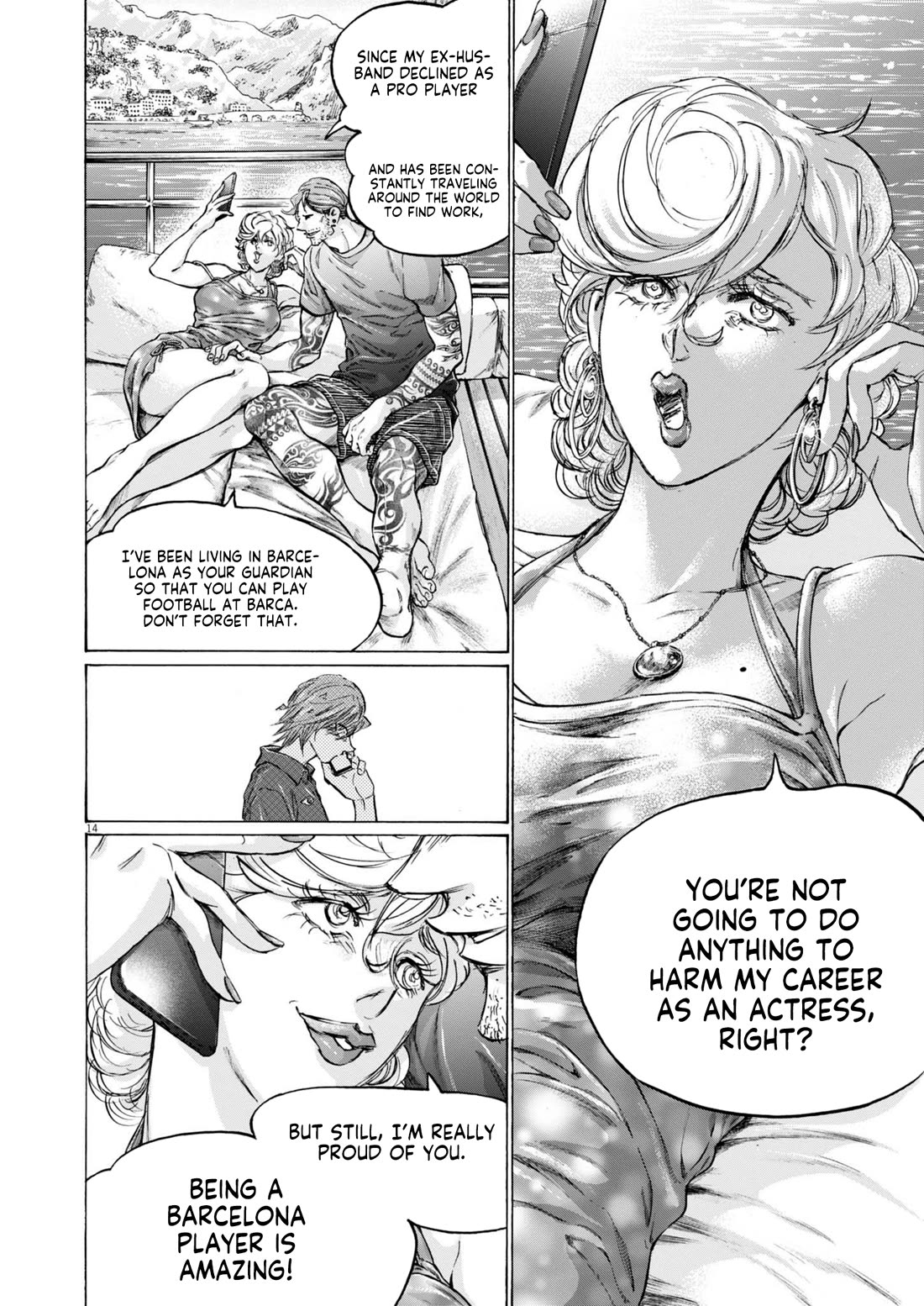 Ao Ashi Chapter 370 page 15 - Chapter 370: Yuri in Distress
