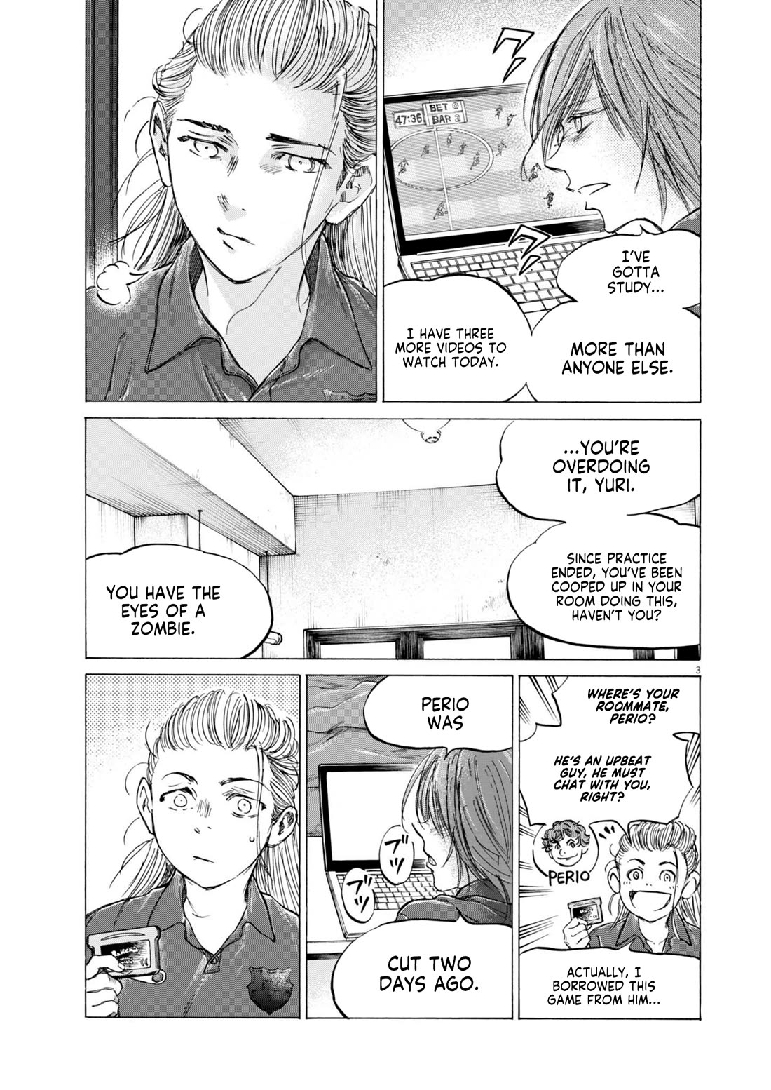 Ao Ashi Chapter 370 page 4 - Chapter 370: Yuri in Distress