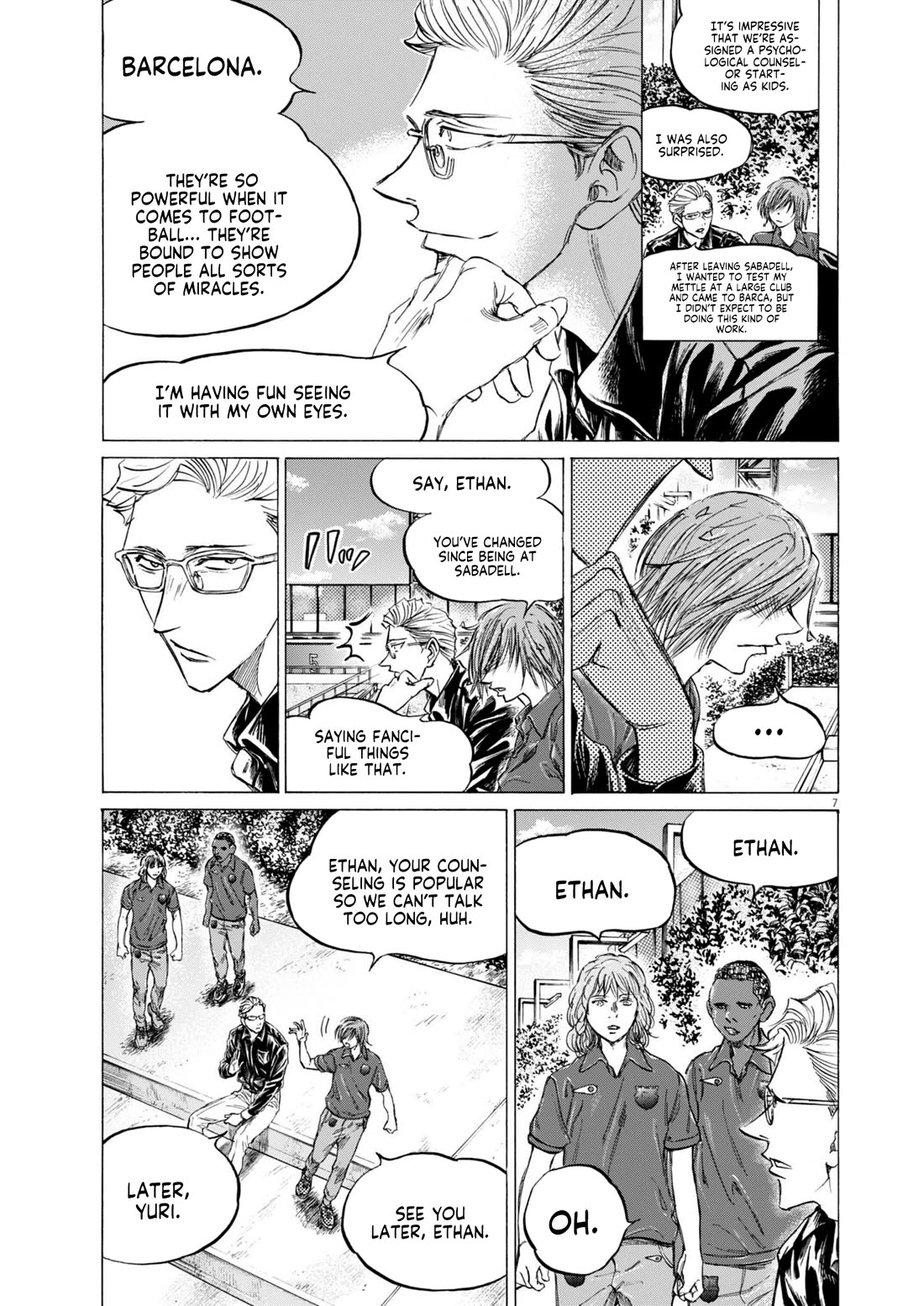 Ao Ashi Chapter 370 page 8 - Chapter 370: Yuri in Distress