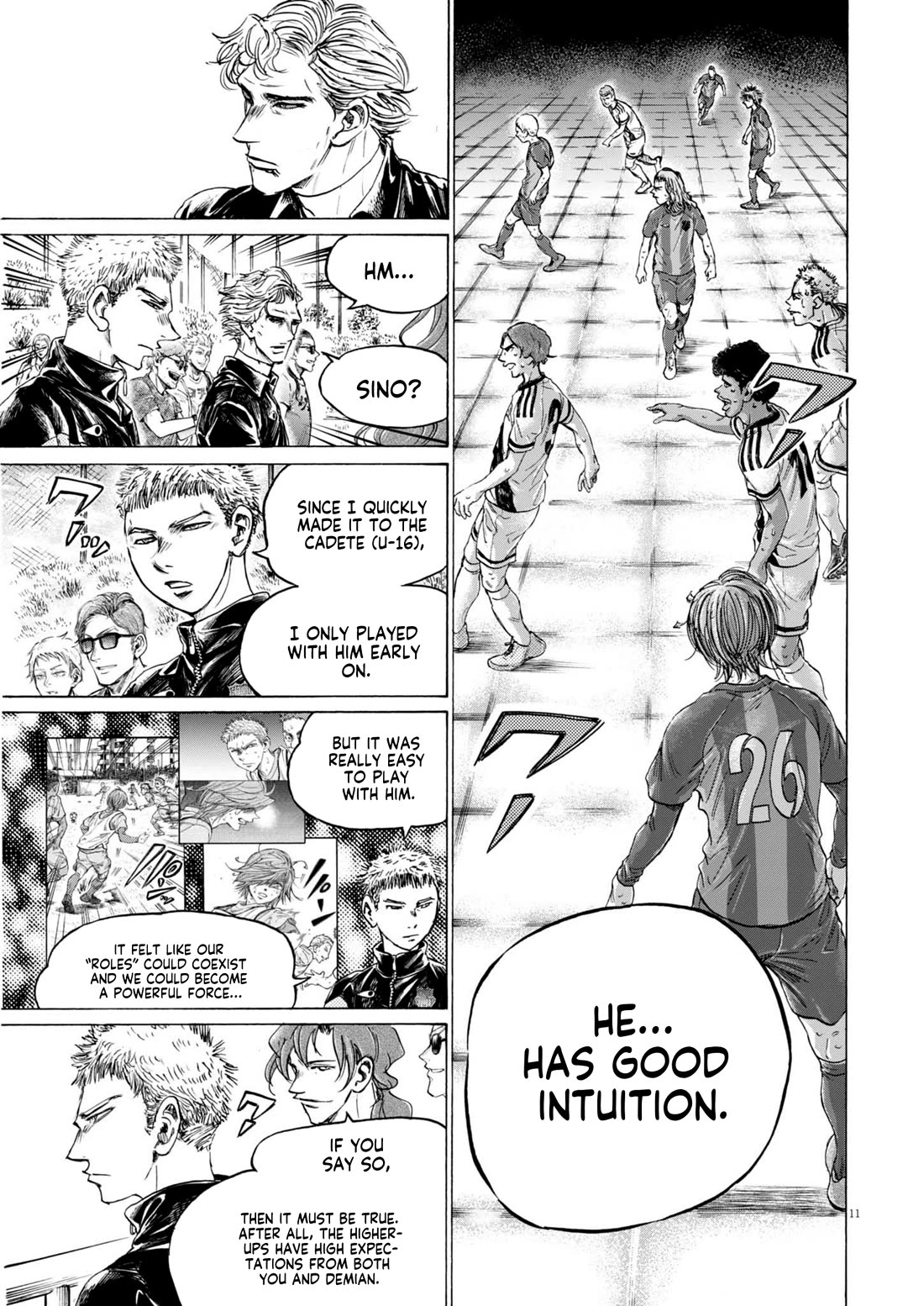 Ao Ashi Chapter 371 page 12 - Chapter 371: White Tiles