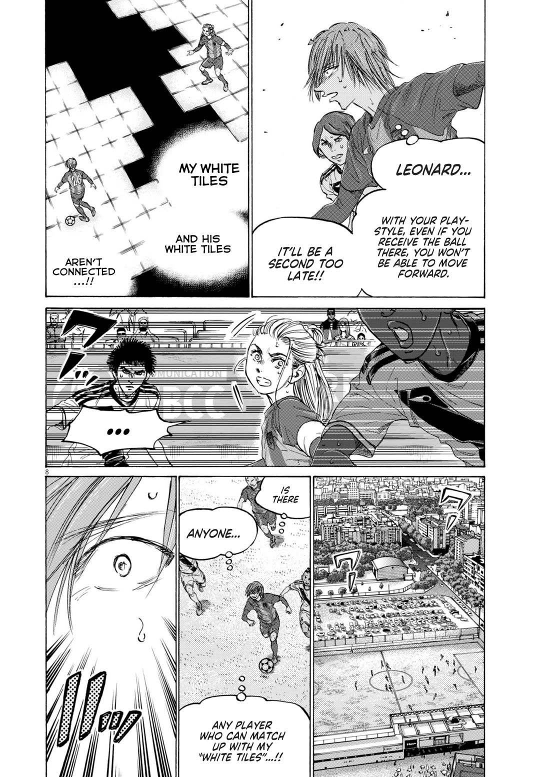 Ao Ashi Chapter 371 page 9 - Chapter 371: White Tiles