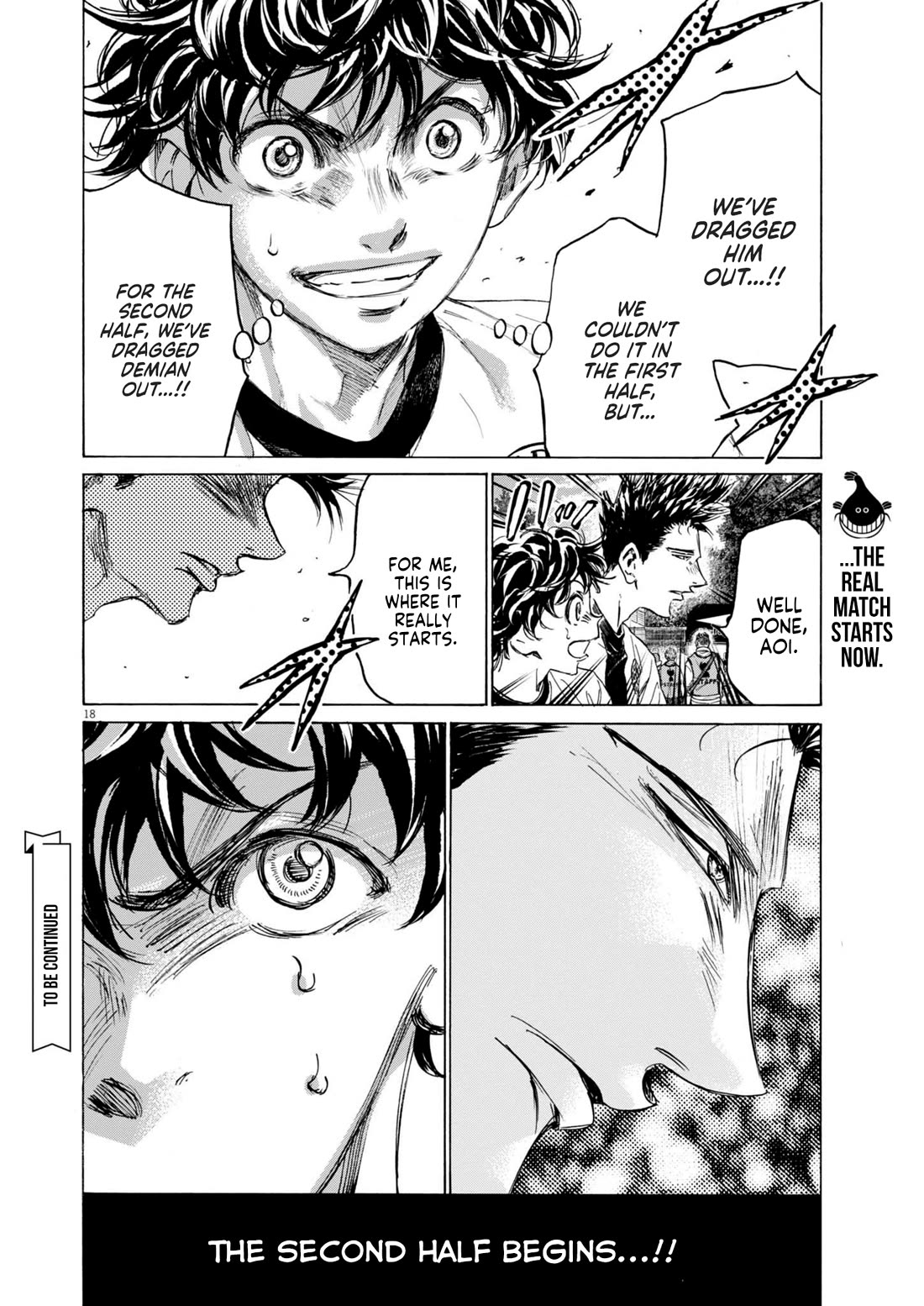 Ao Ashi Chapter 372 page 19 - Chapter 372: No more tears