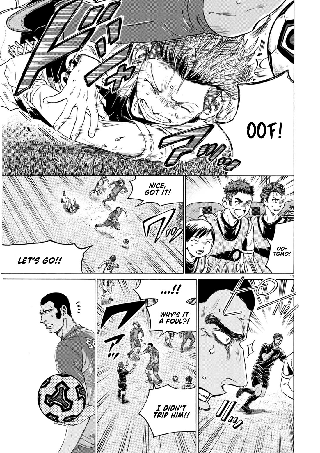 Ao Ashi Chapter 373 page 14 - Chapter 373: After all, you're...