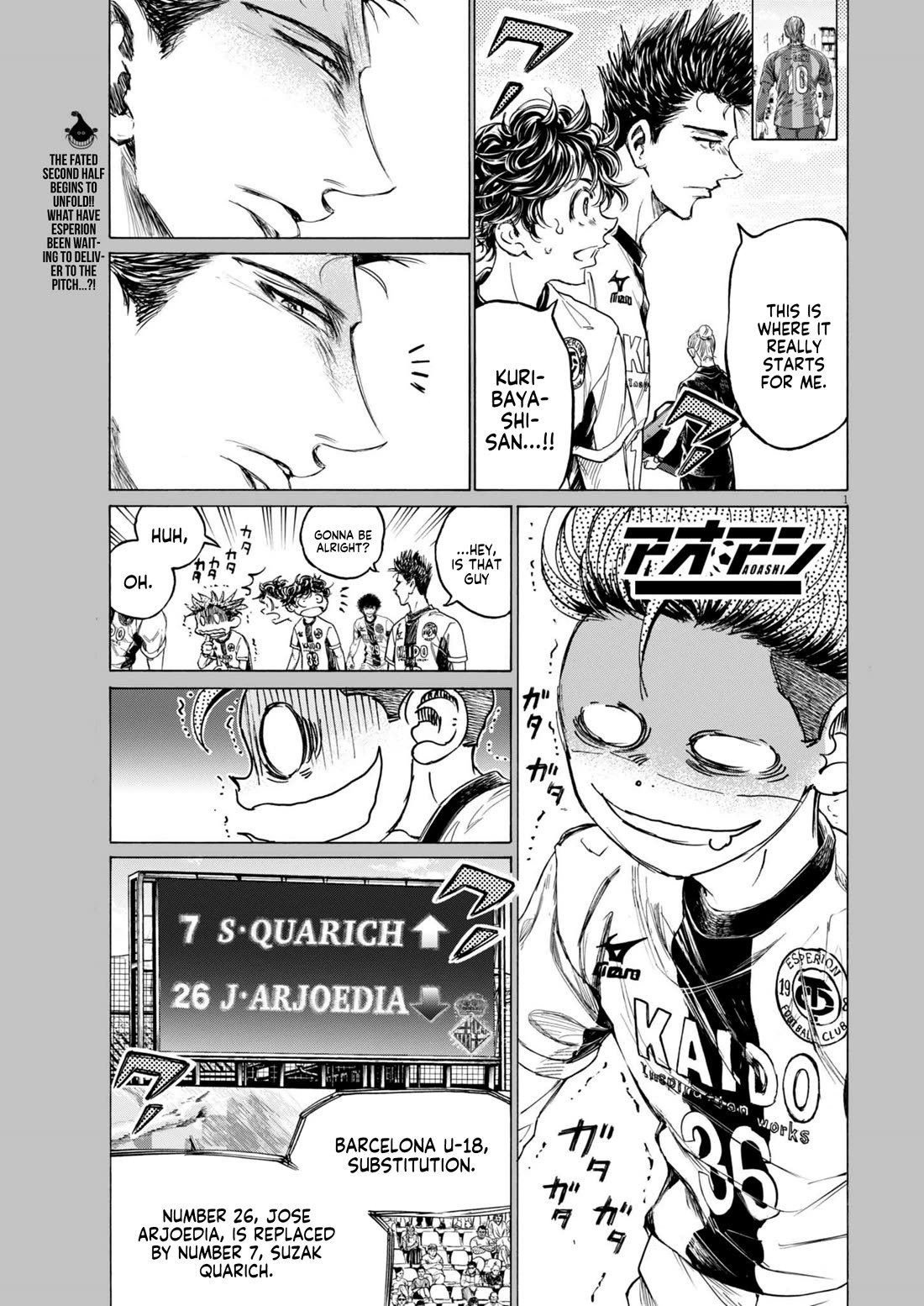Ao Ashi Chapter 373 page 2 - Chapter 373: After all, you're...