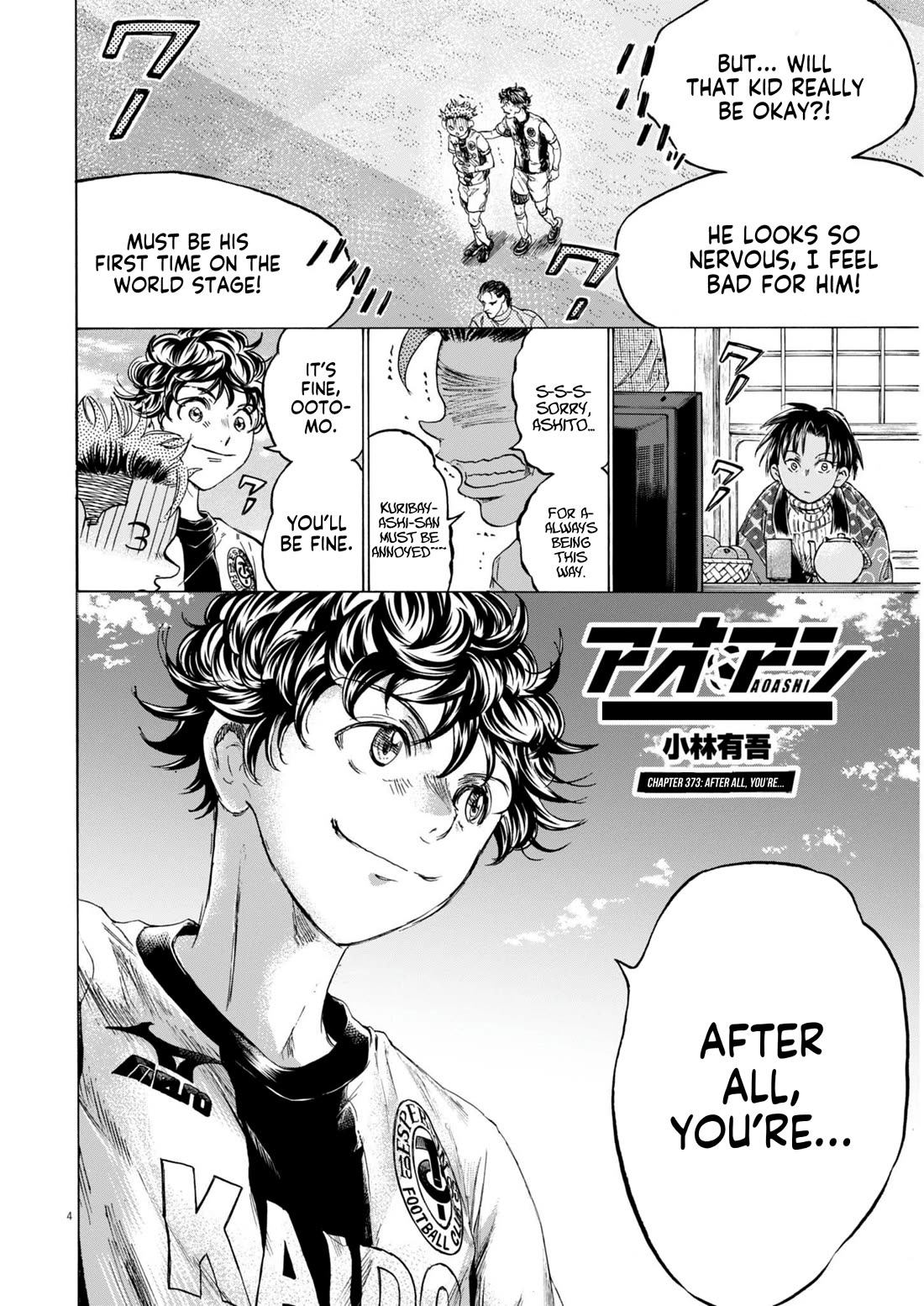 Ao Ashi Chapter 373 page 5 - Chapter 373: After all, you're...