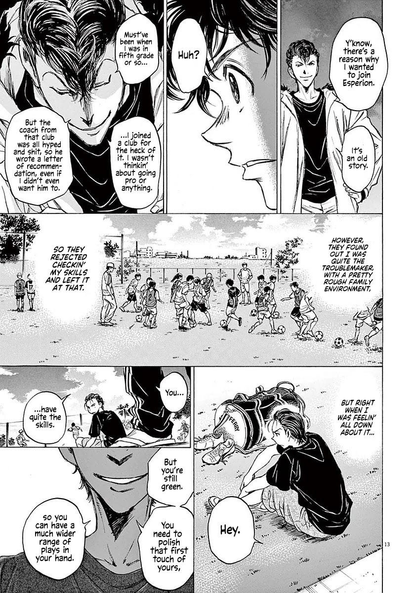 Ao Ashi Chapter 38 page 13 - Chapter 38: The Spartan Pompadour