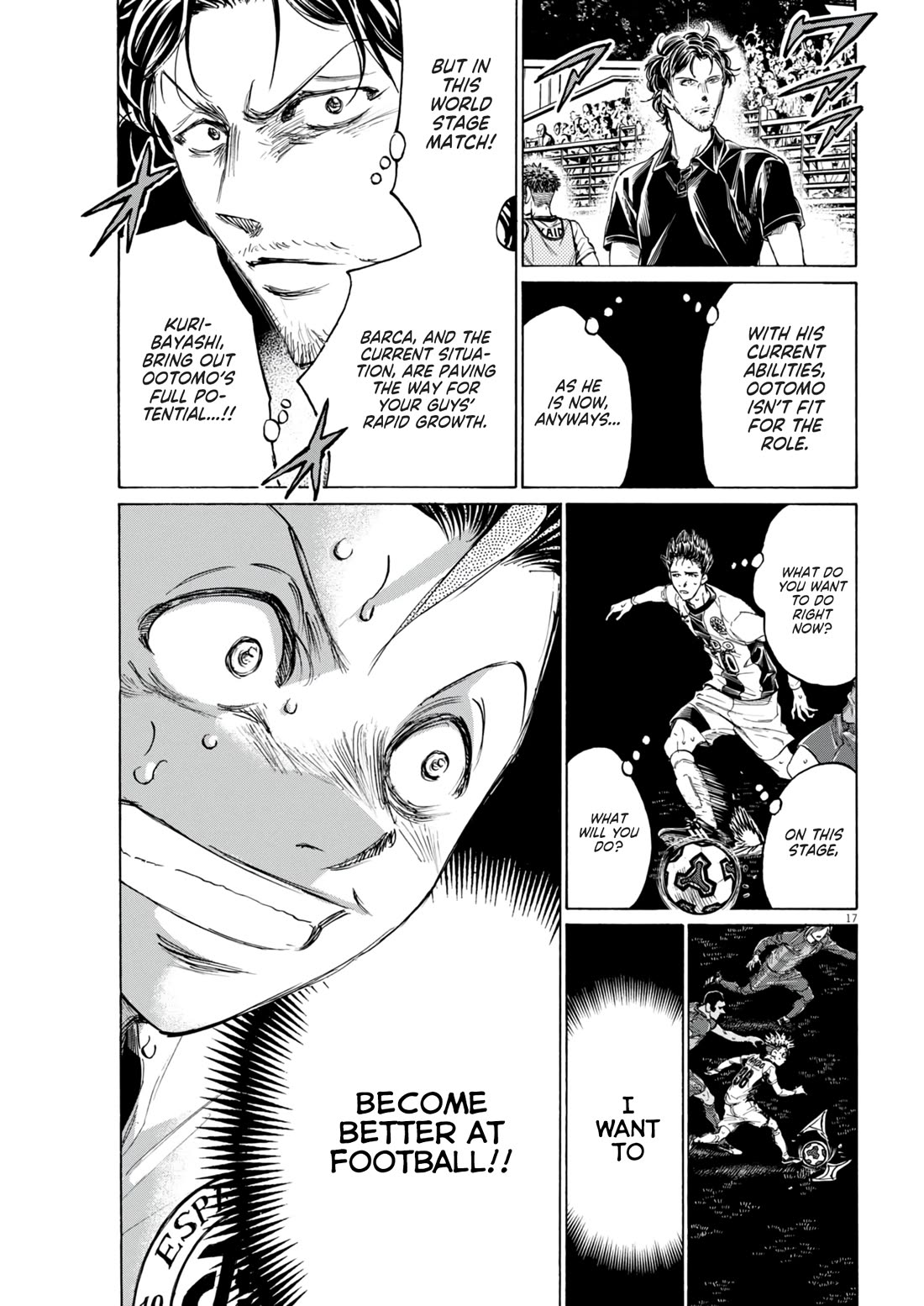Ao Ashi Chapter 381 page 18 - Chapter 381: What Otomo Desires