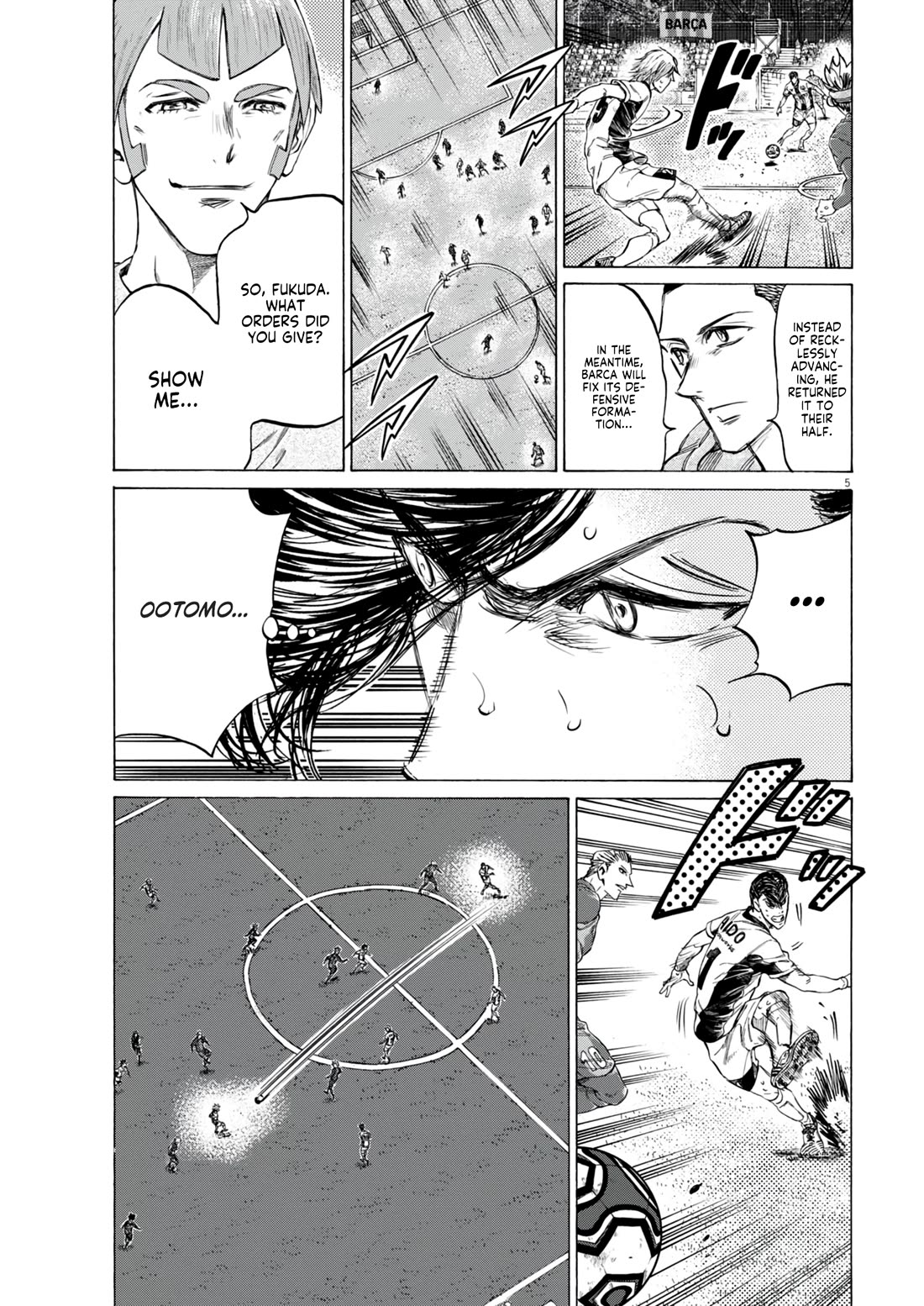 Ao Ashi Chapter 381 page 6 - Chapter 381: What Otomo Desires
