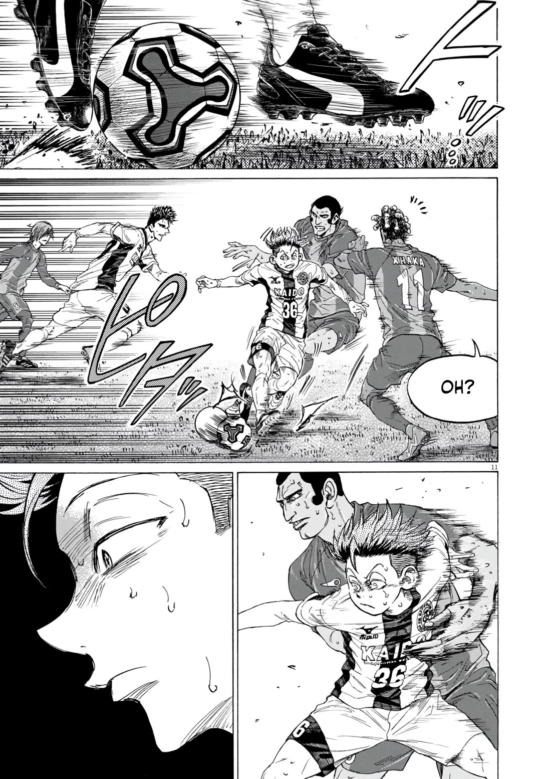 Ao Ashi Chapter 382 page 11 - Chapter 382: Genius Ootomo's Counterattack