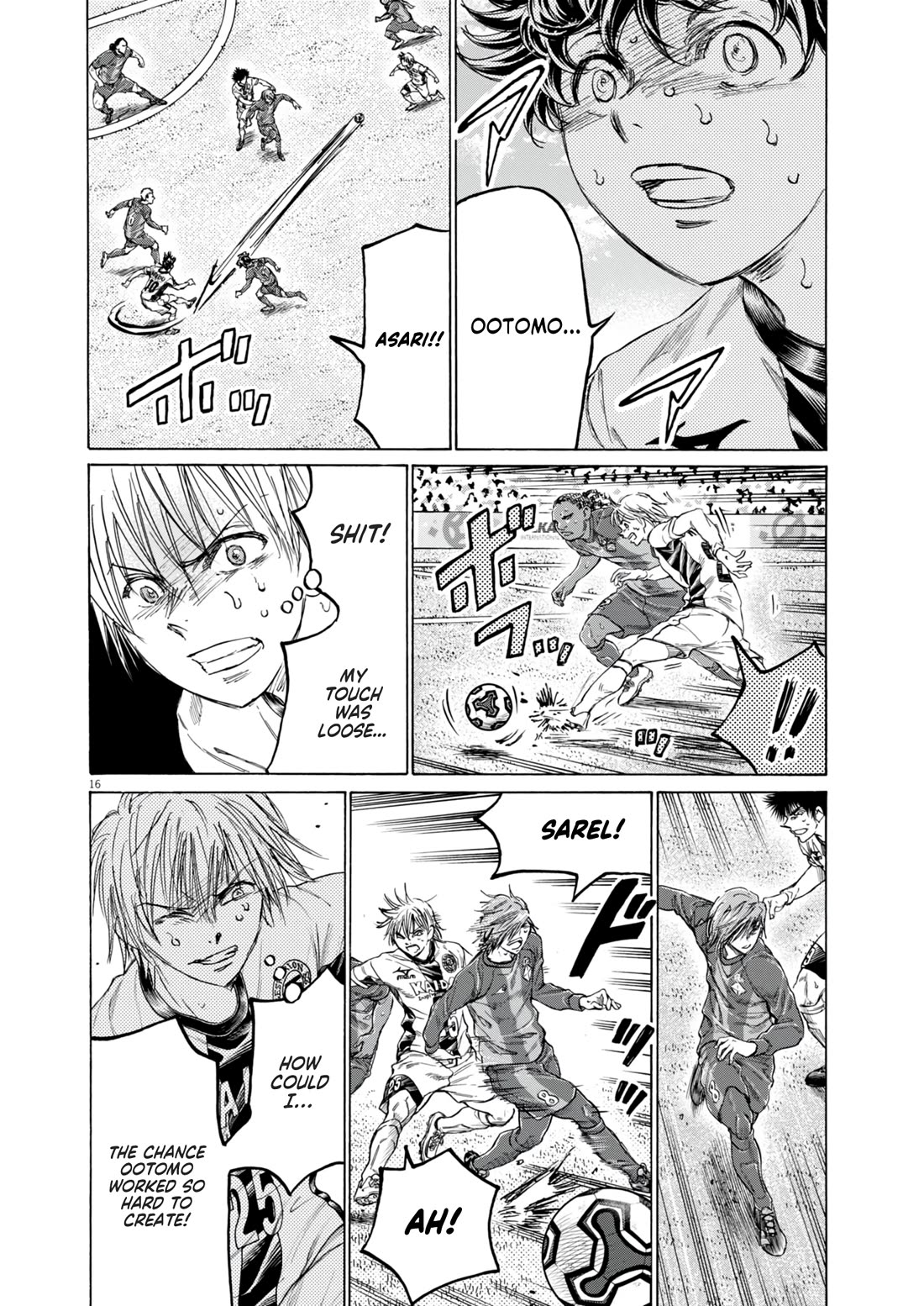 Ao Ashi Chapter 382 page 16 - Chapter 382: Genius Ootomo's Counterattack