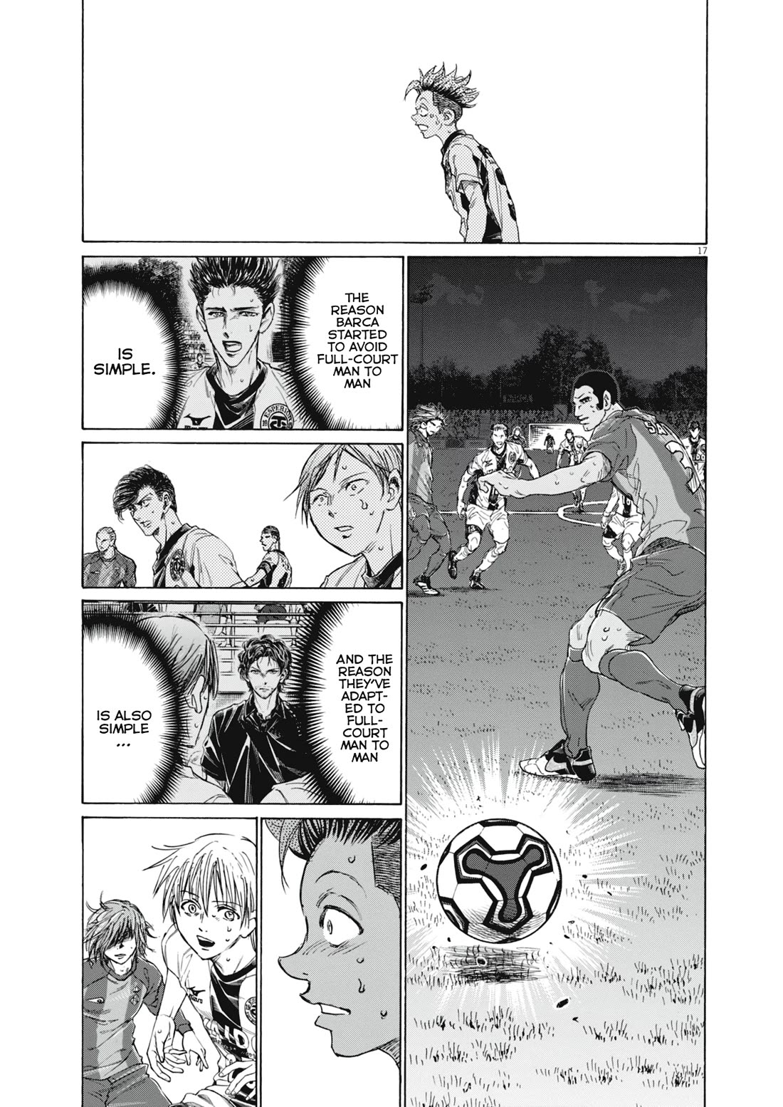 Ao Ashi Chapter 382 page 17 - Chapter 382: Genius Ootomo's Counterattack