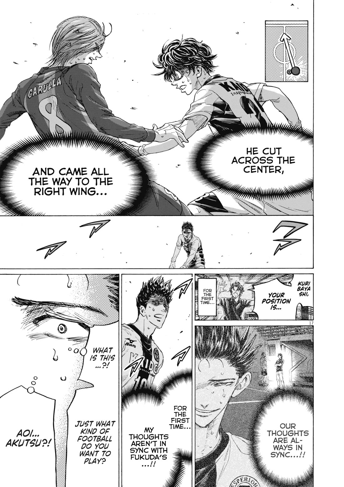 Ao Ashi Chapter 391 page 18 - Chapter 391: Over the Rainbow~Kill the King (1)