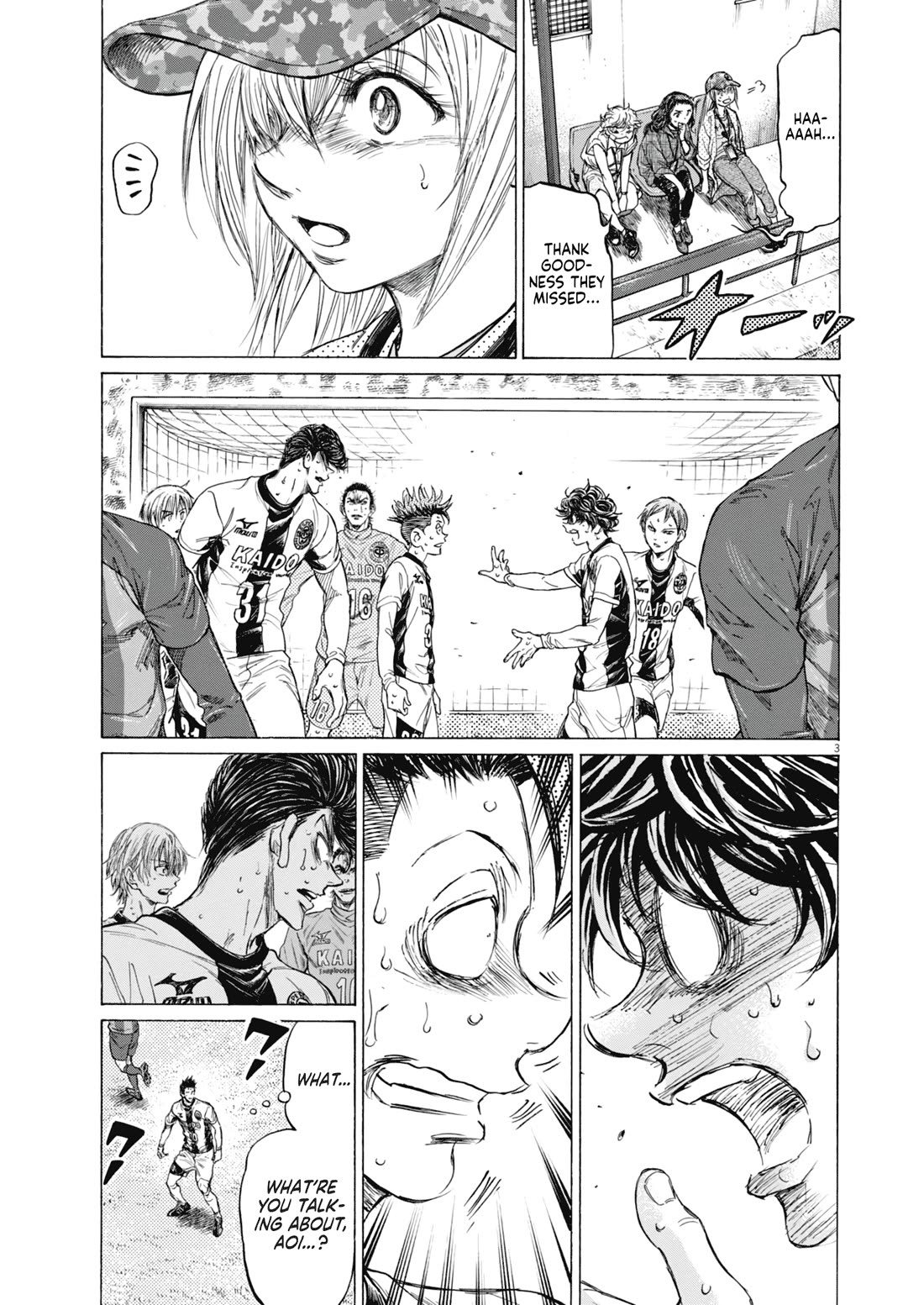 Ao Ashi Chapter 391 page 4 - Chapter 391: Over the Rainbow~Kill the King (1)