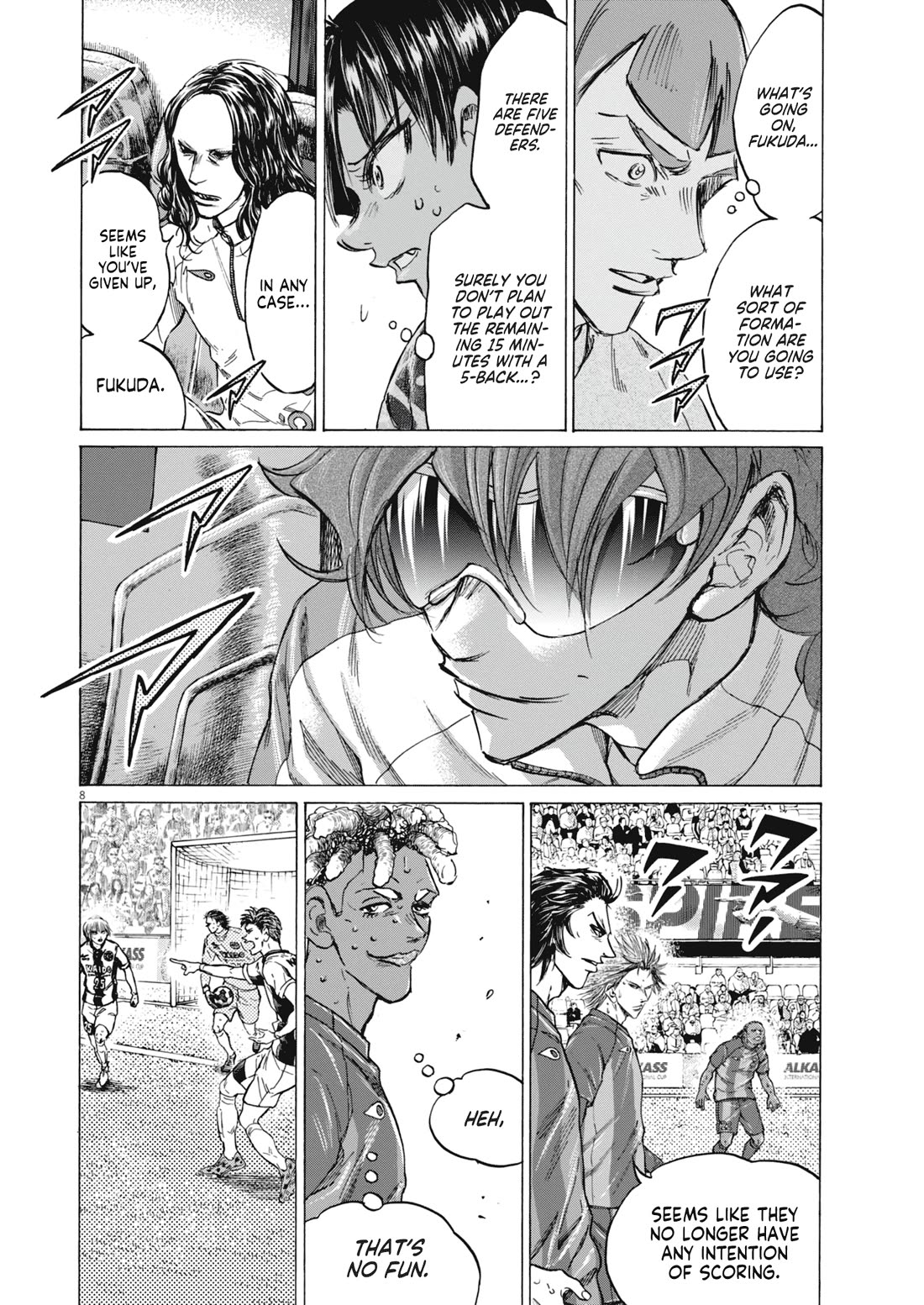 Ao Ashi Chapter 391 page 9 - Chapter 391: Over the Rainbow~Kill the King (1)