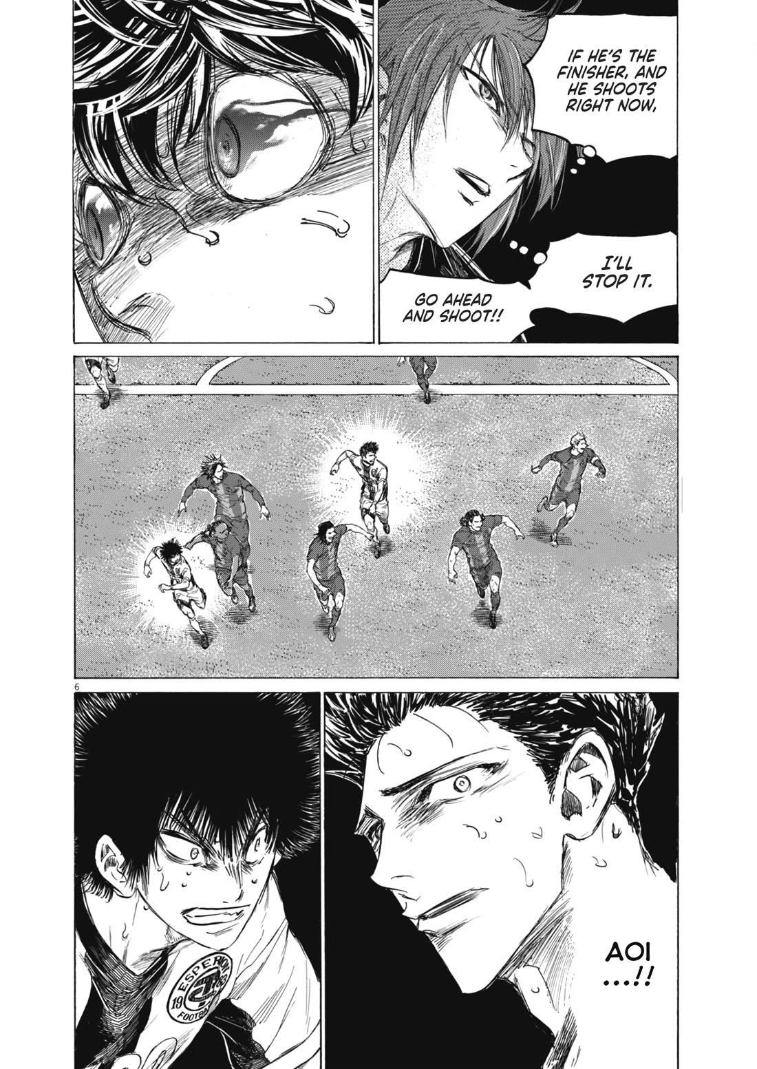 Ao Ashi Chapter 393 page 6 - Chapter 393: Over the Rainbow~Kill the King (3)