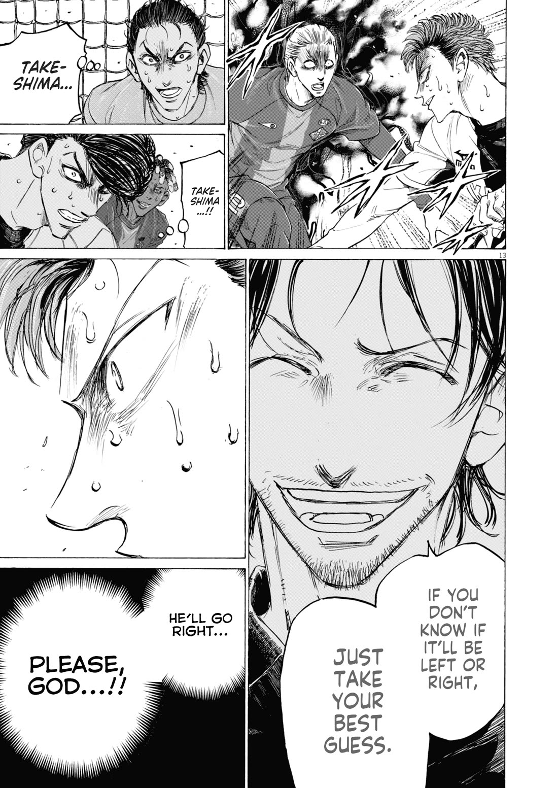 Ao Ashi Chapter 394 page 14 - Chapter 394: Over the Rainbow~Kill the King (4)
